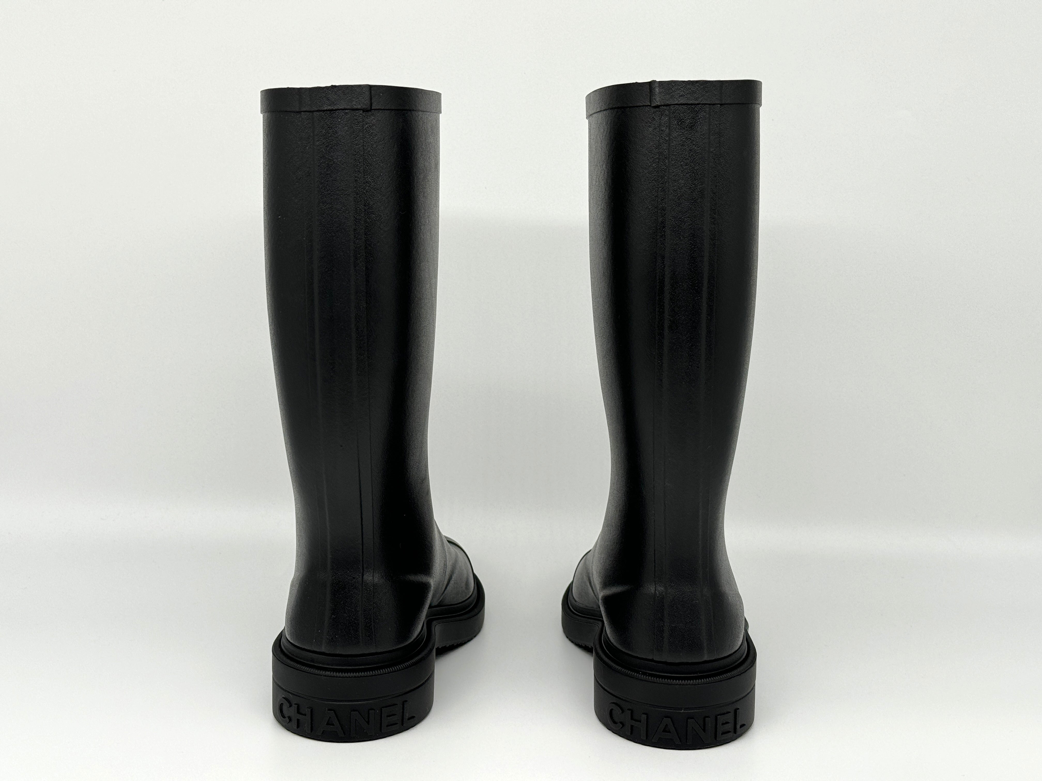 *CHAUD* Bottes de pluie en caoutchouc Chanel