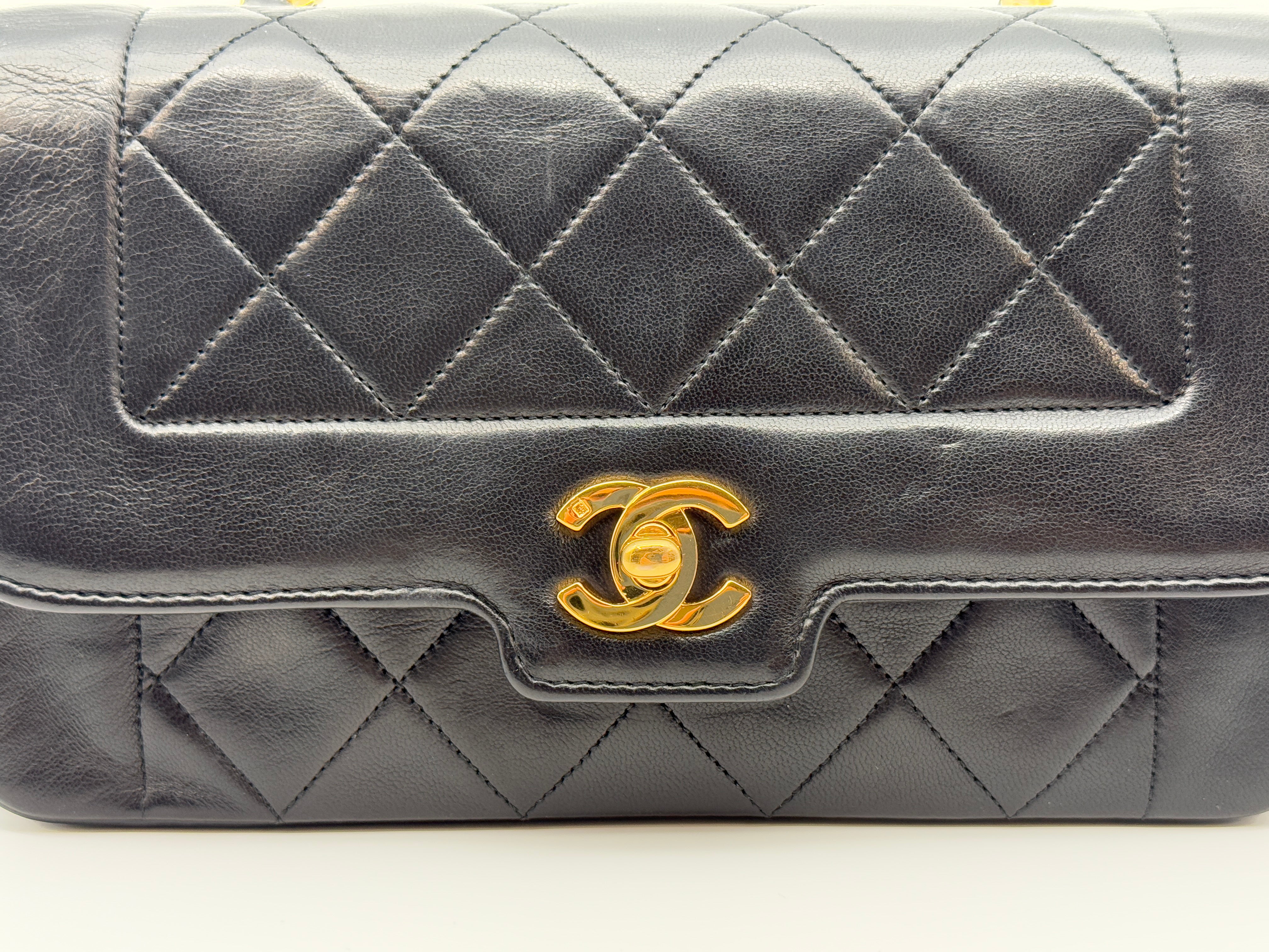Chanel Vintage Small Border Flap Bag