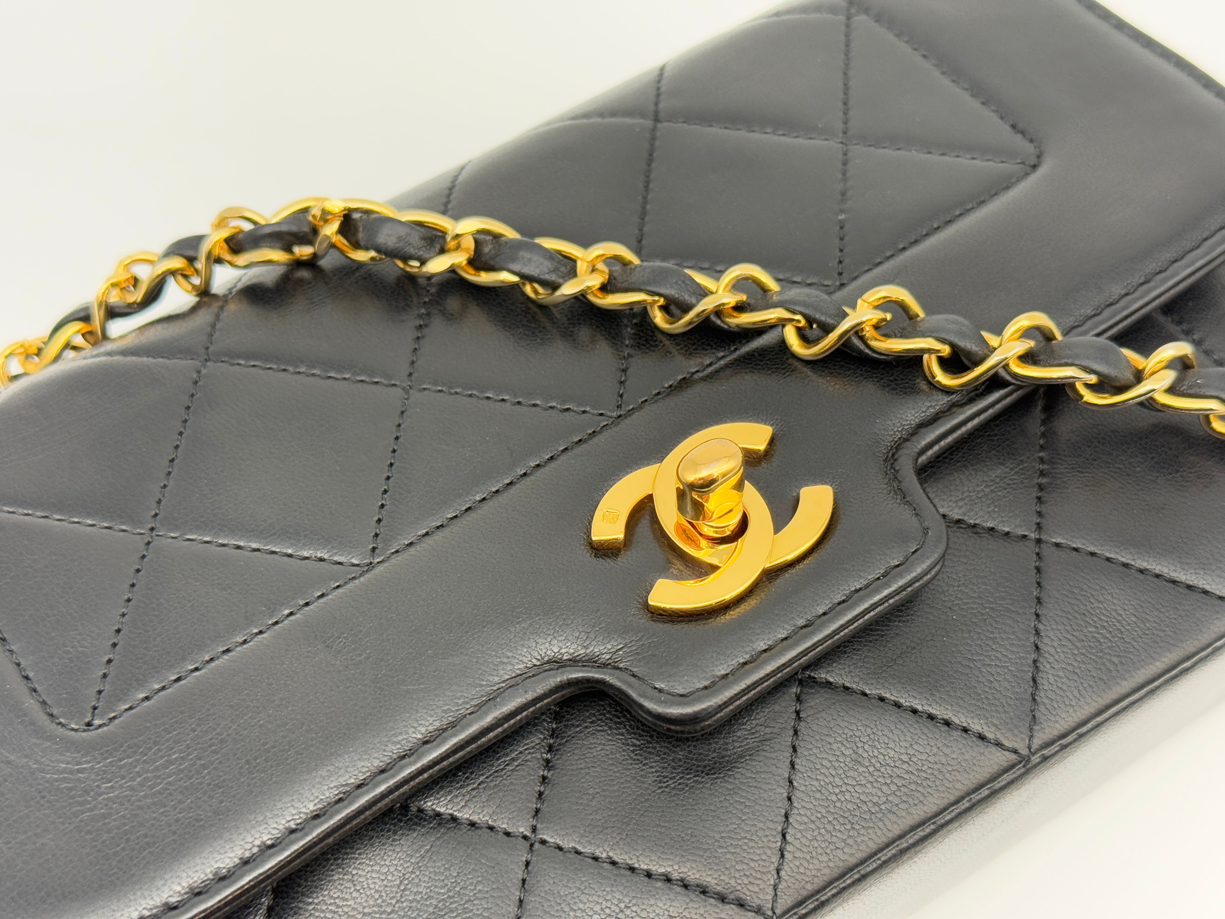 Chanel Vintage Small Border Flap Bag