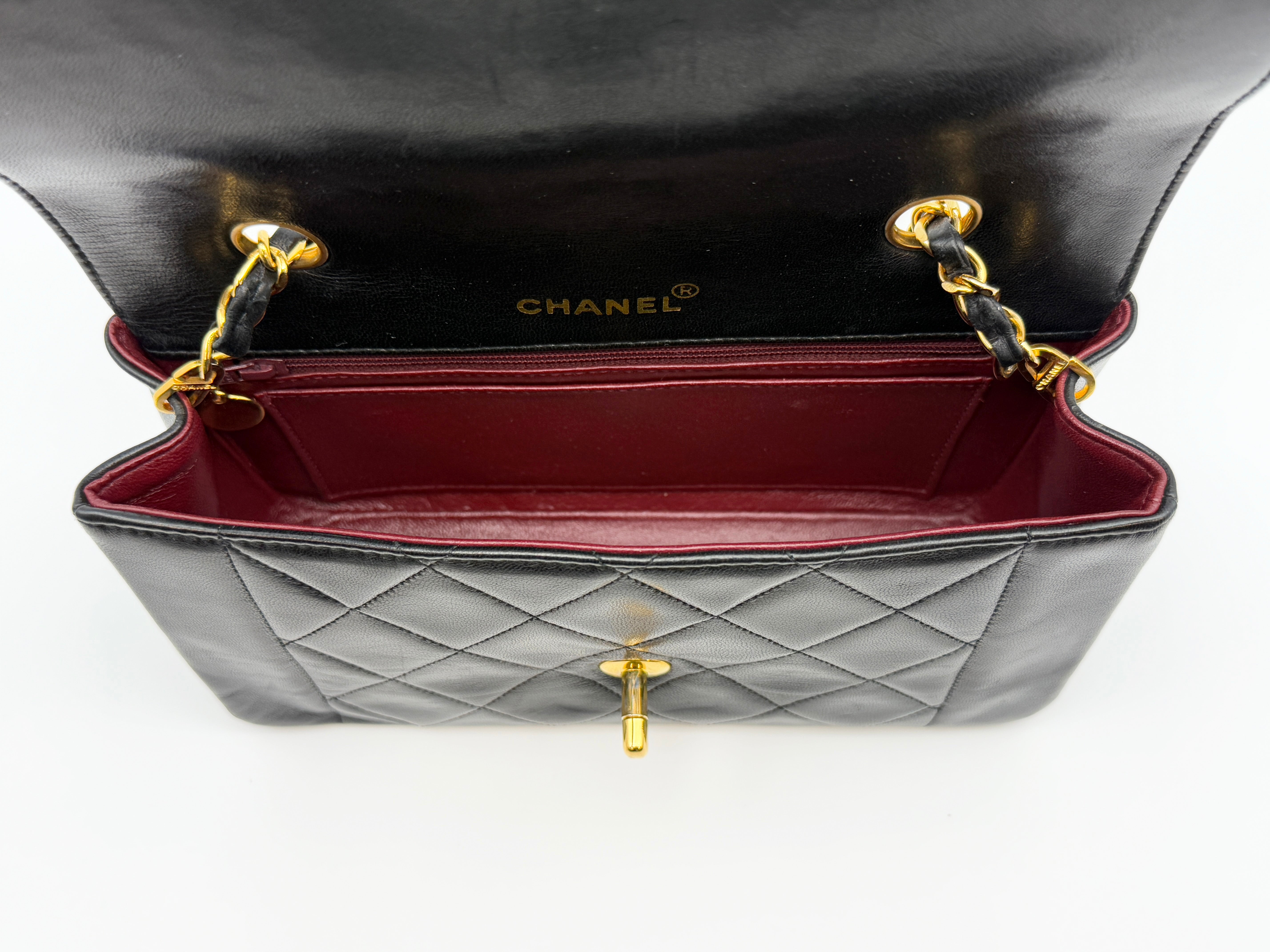 Chanel Vintage Small Border Flap Bag