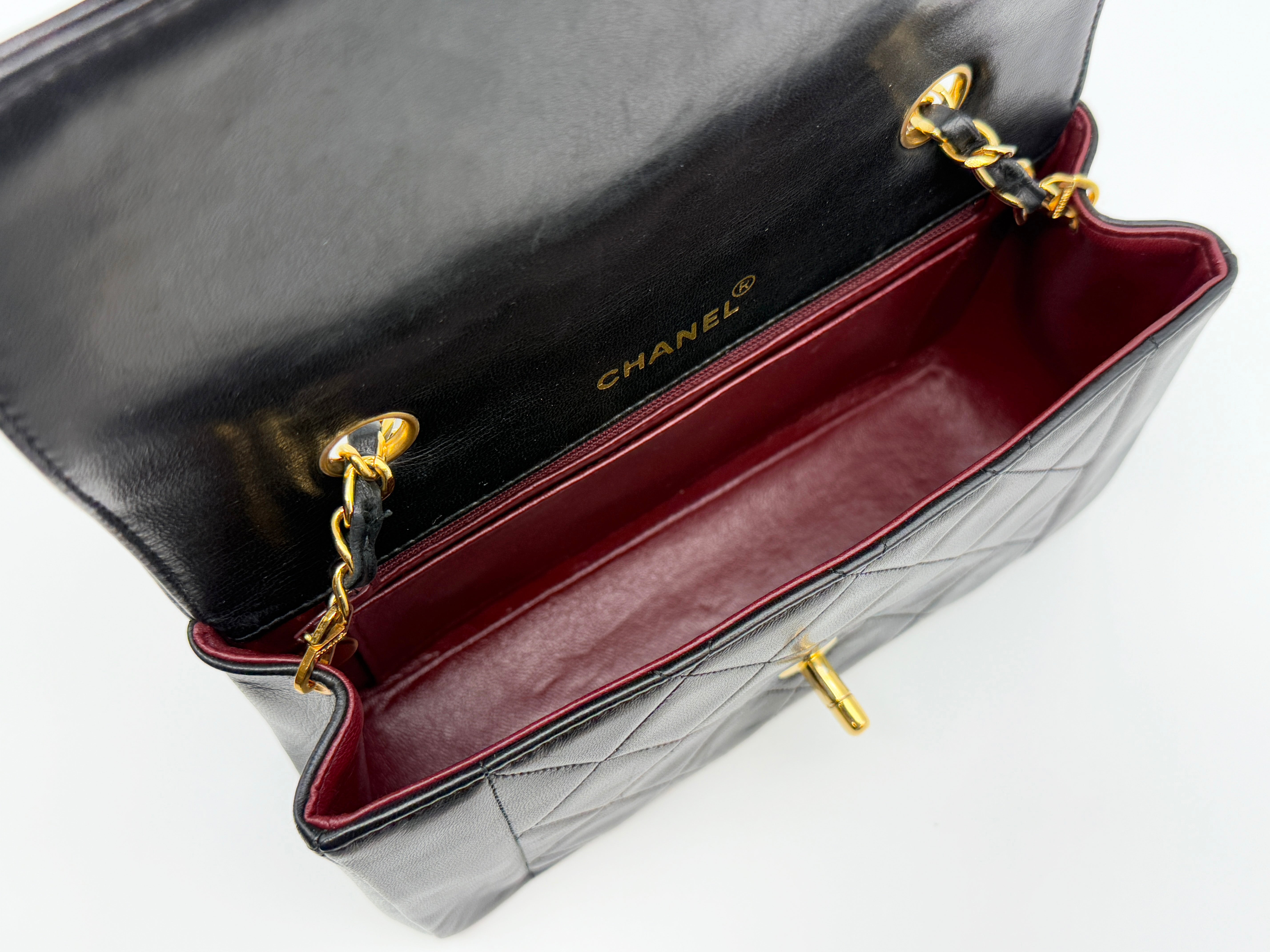 Chanel Vintage Small Border Flap Bag