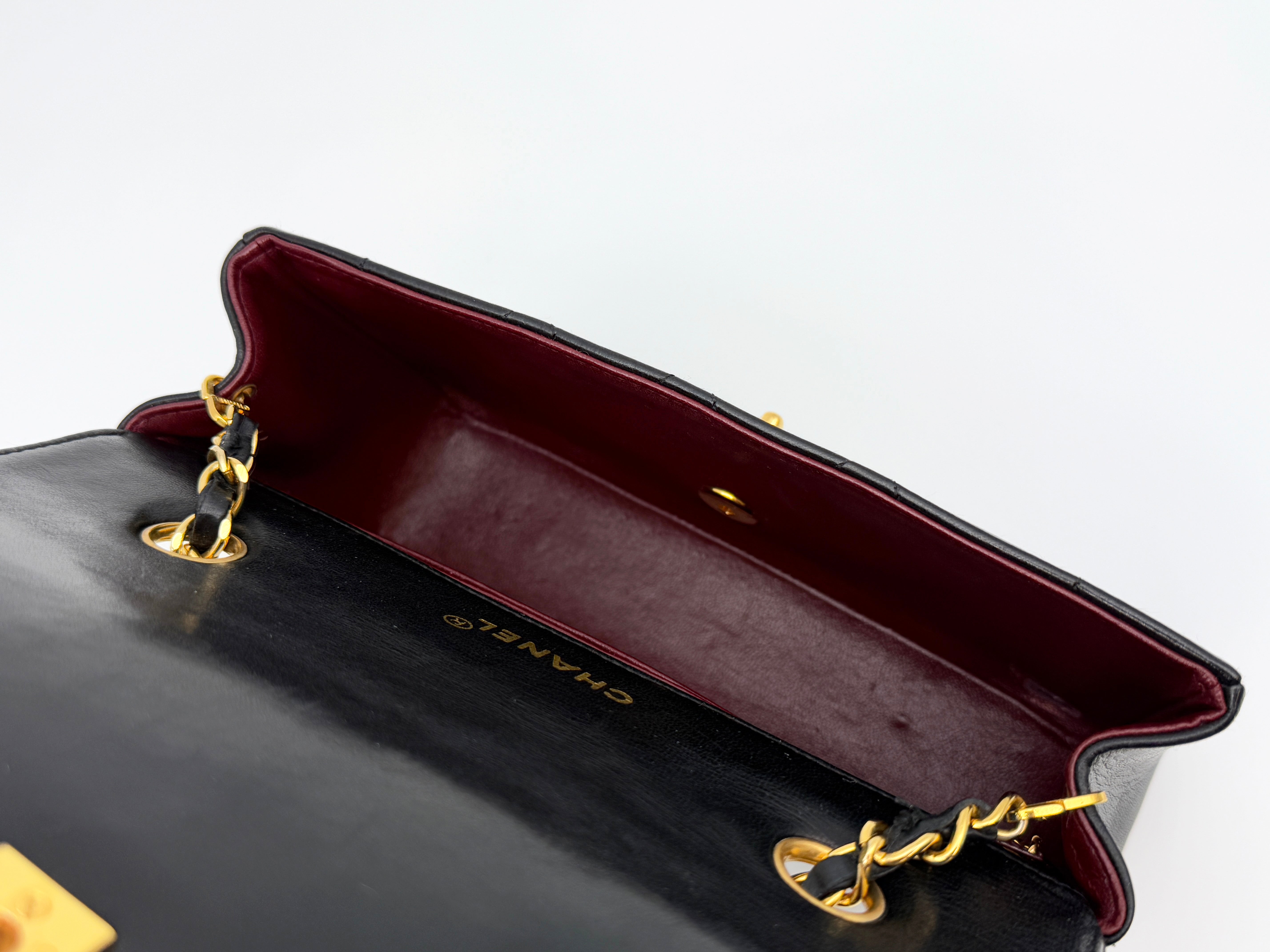 Chanel Vintage Small Border Flap Bag