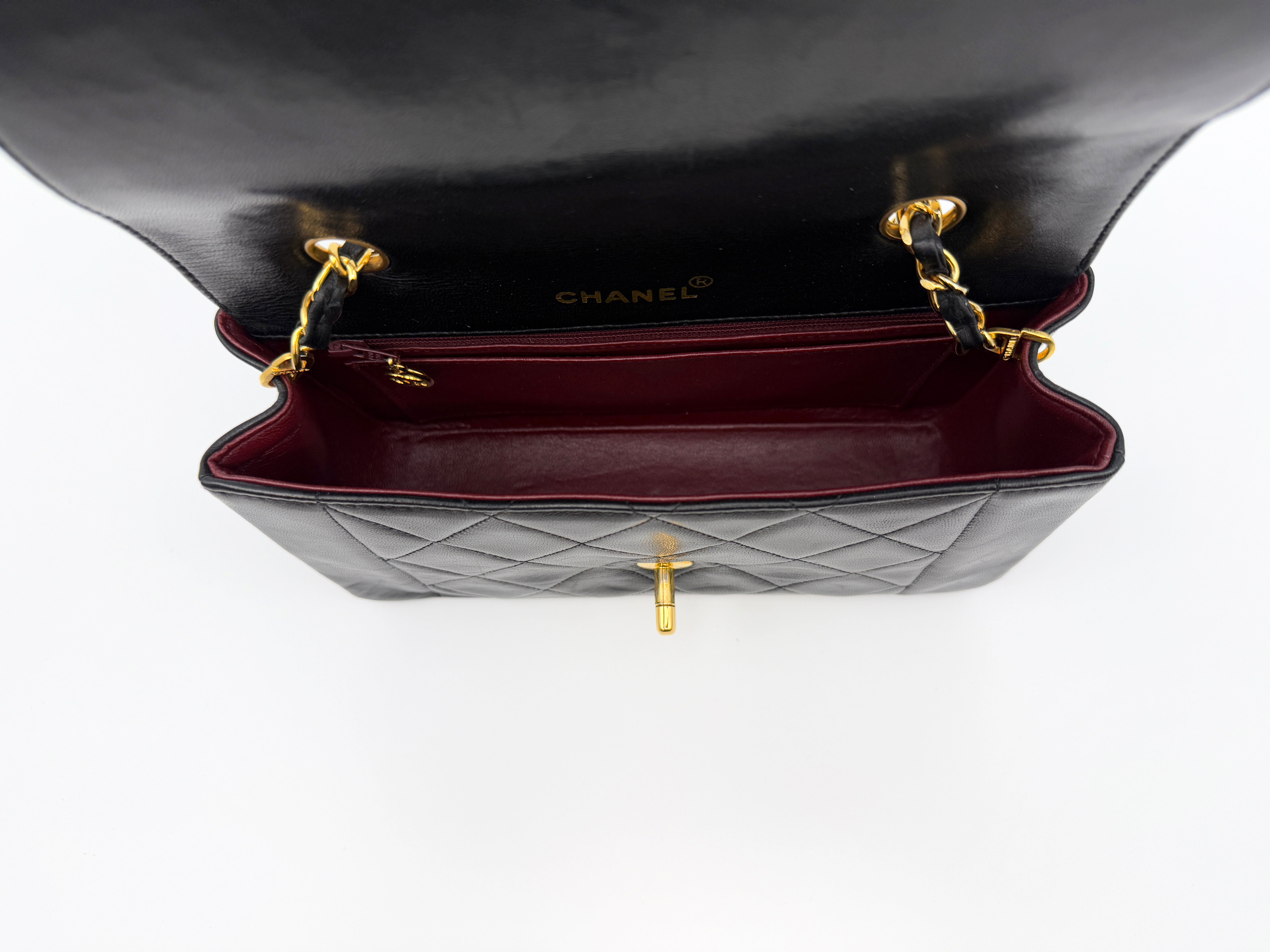 Chanel Vintage Small Border Flap Bag