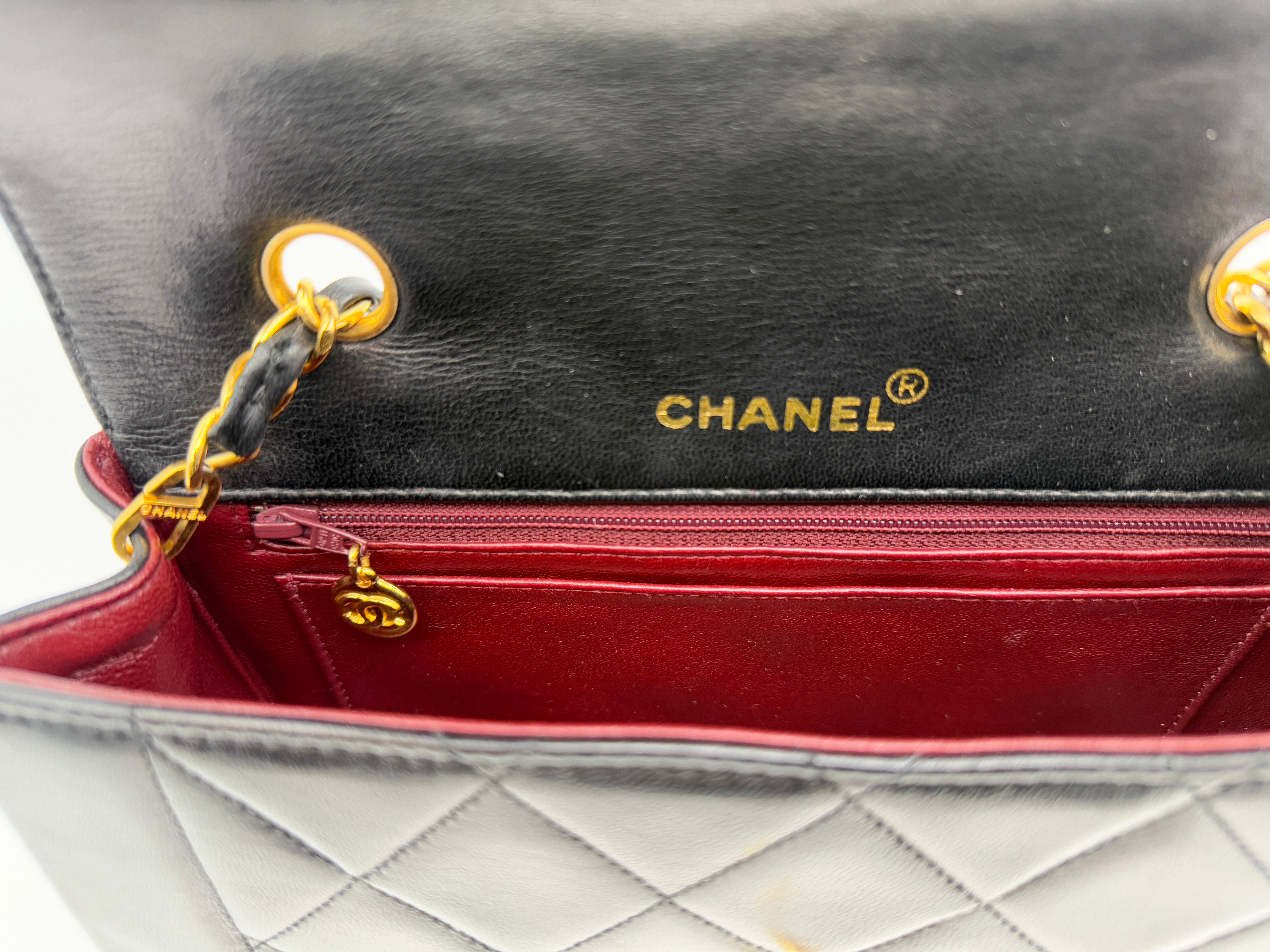 Chanel Vintage Small Border Flap Bag
