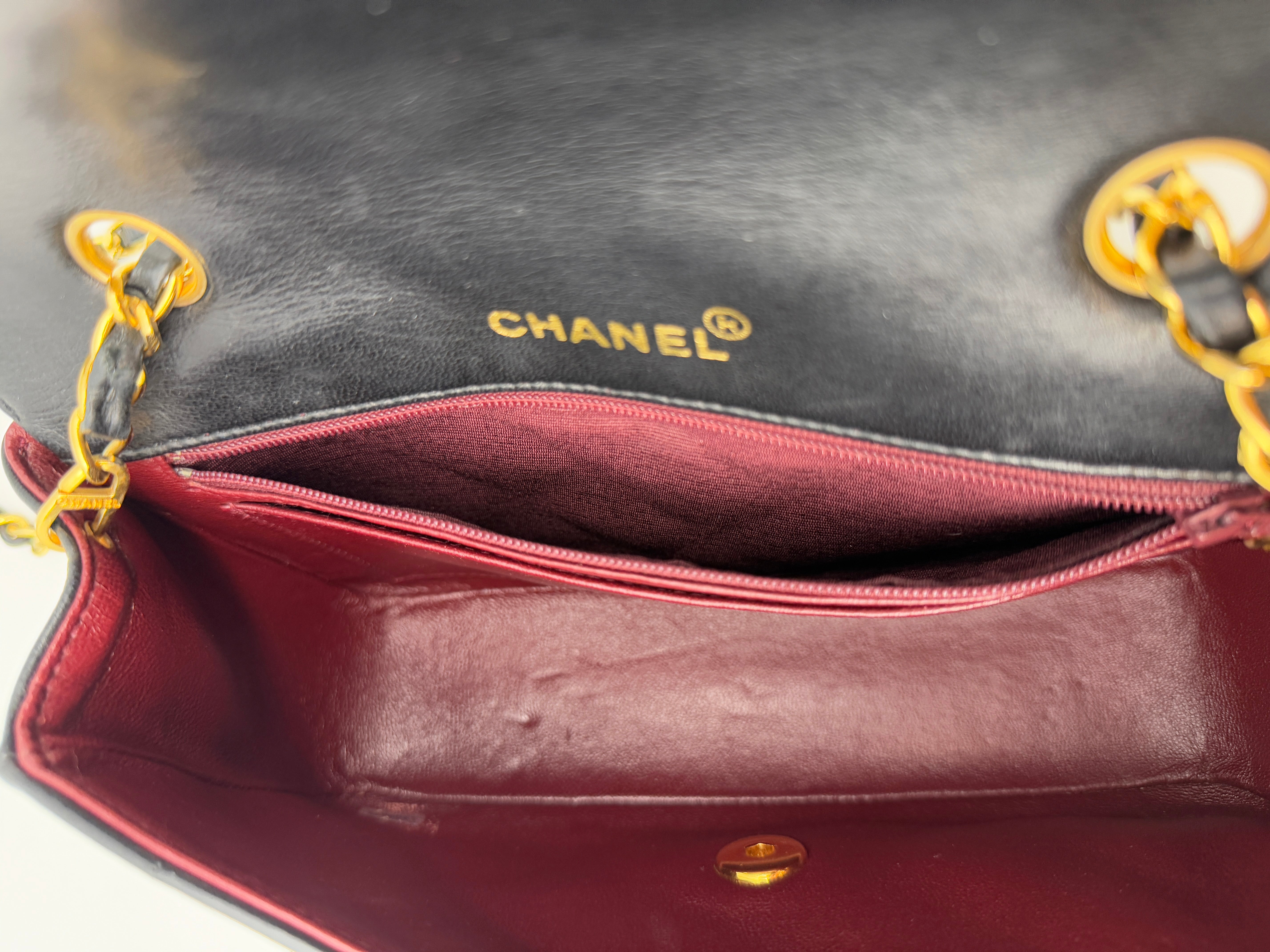 Chanel Vintage Small Border Flap Bag