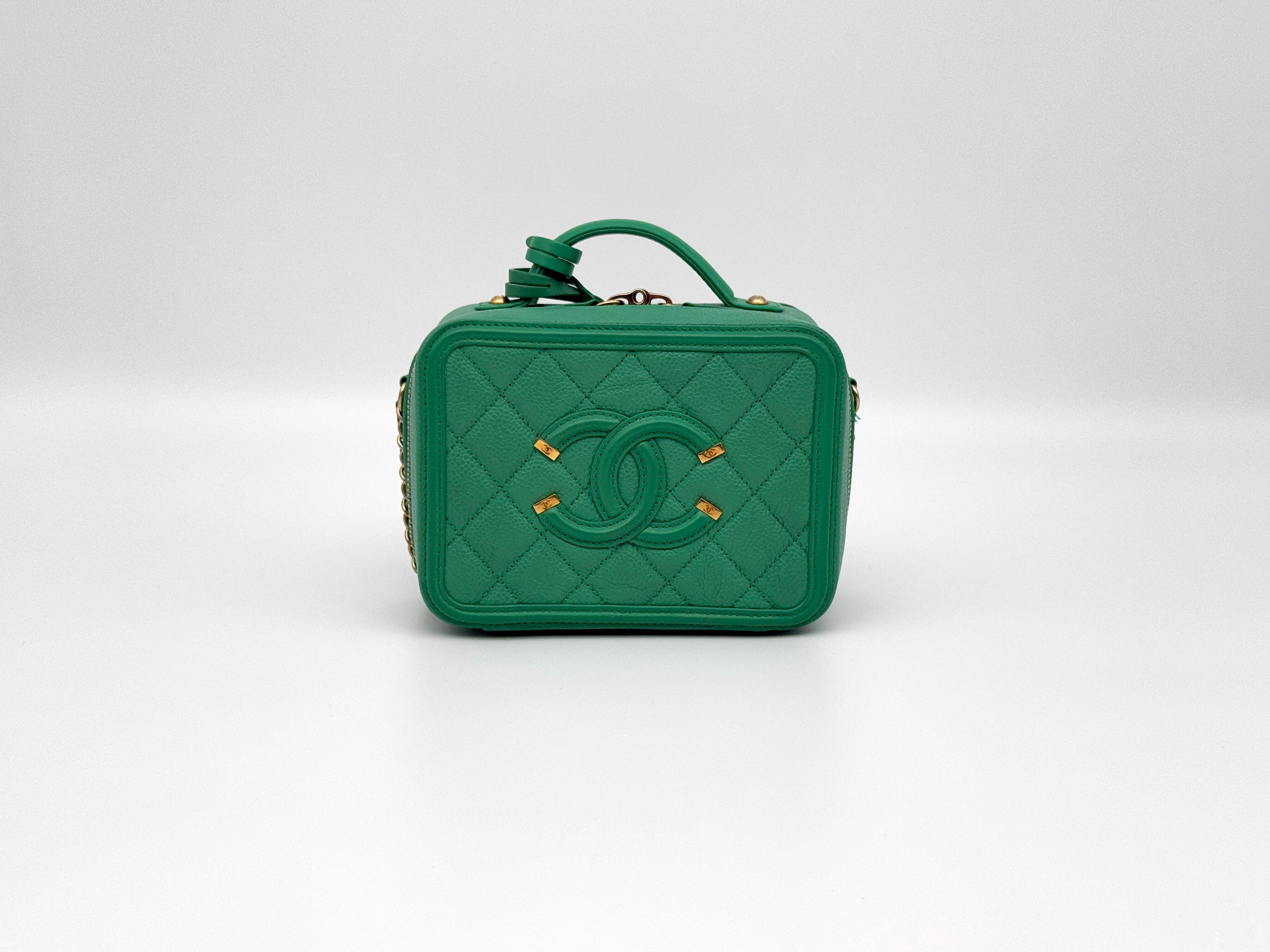 Chanel CC Filigree Mini Vanity Bag