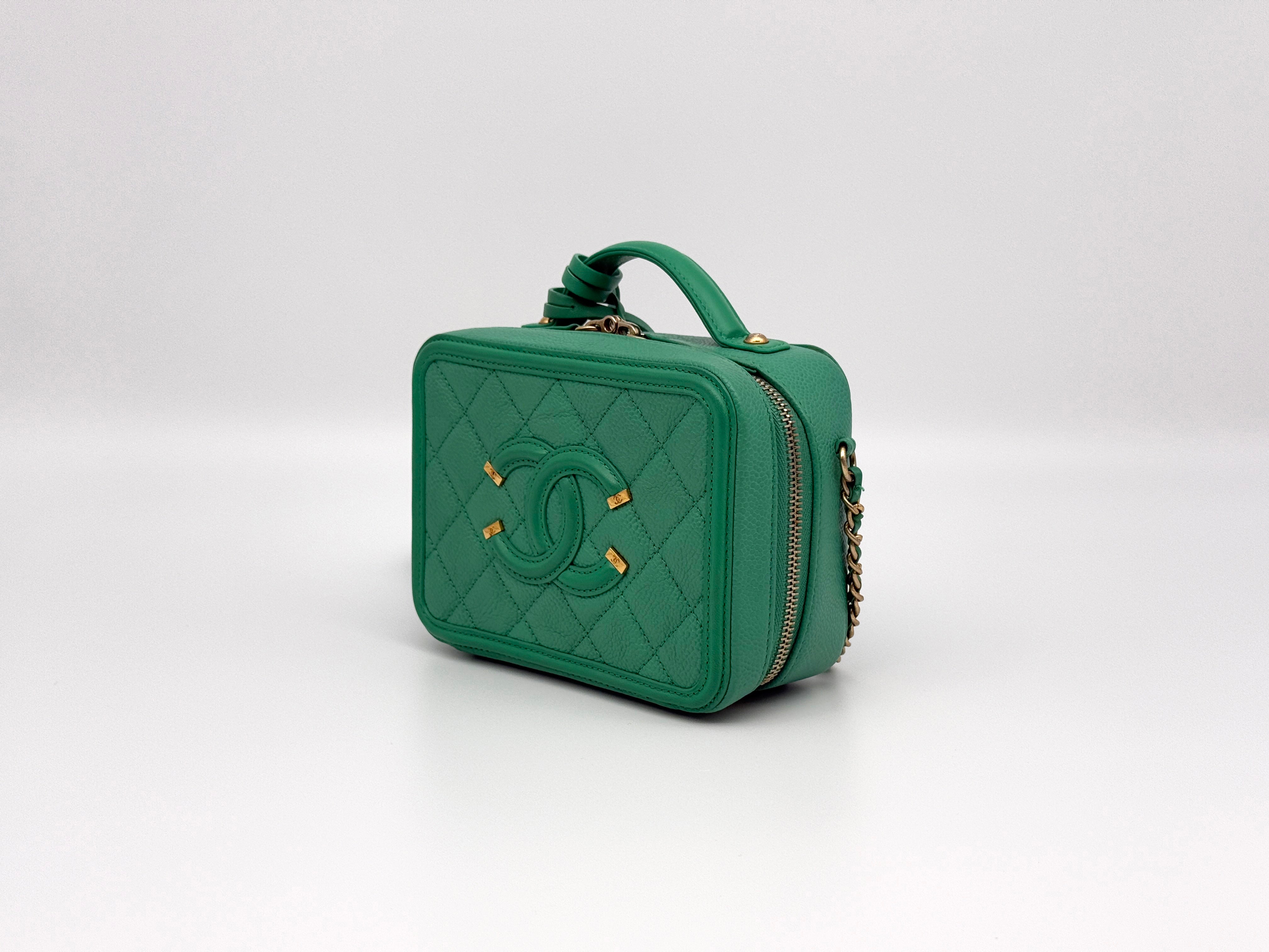 Chanel CC Filigree Mini Vanity Bag