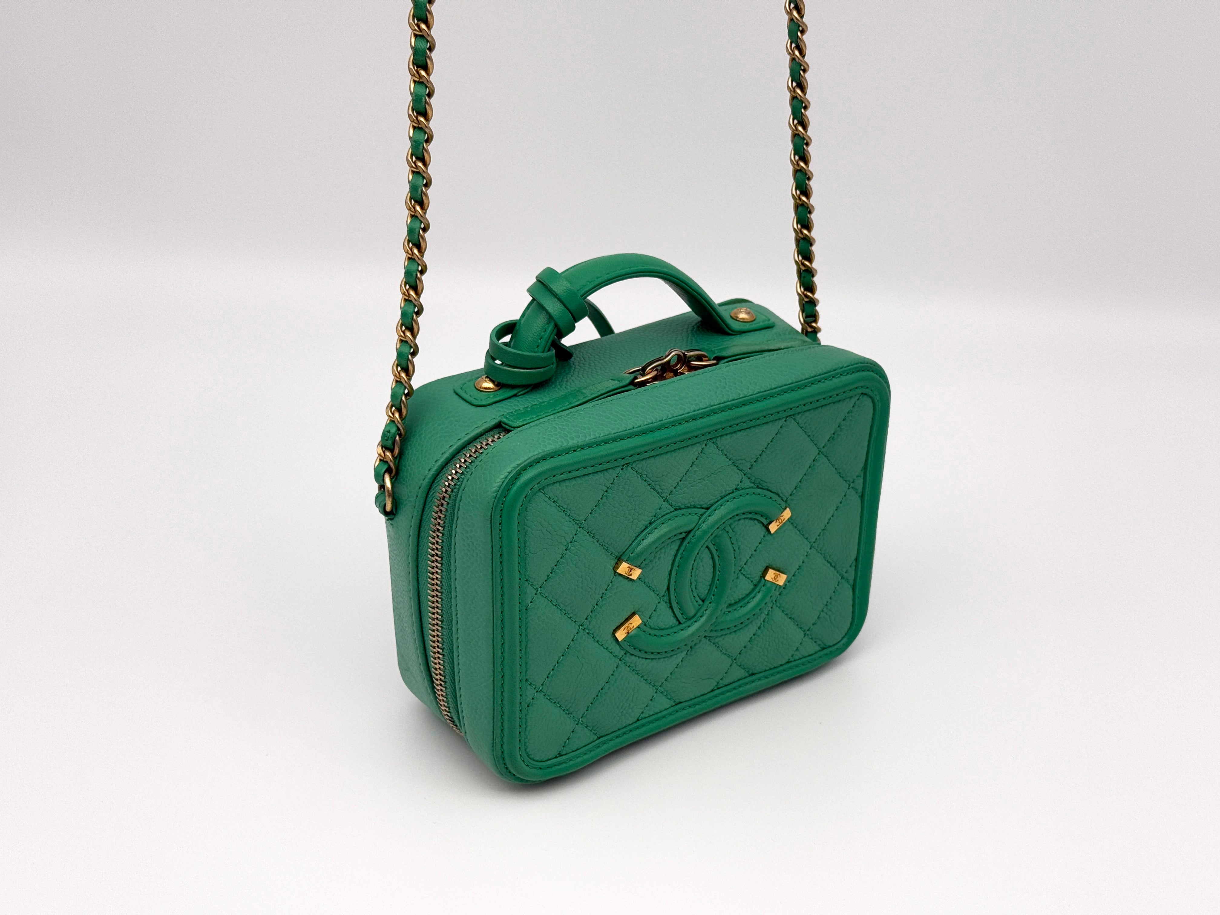 Chanel CC Filigree Mini Vanity Bag