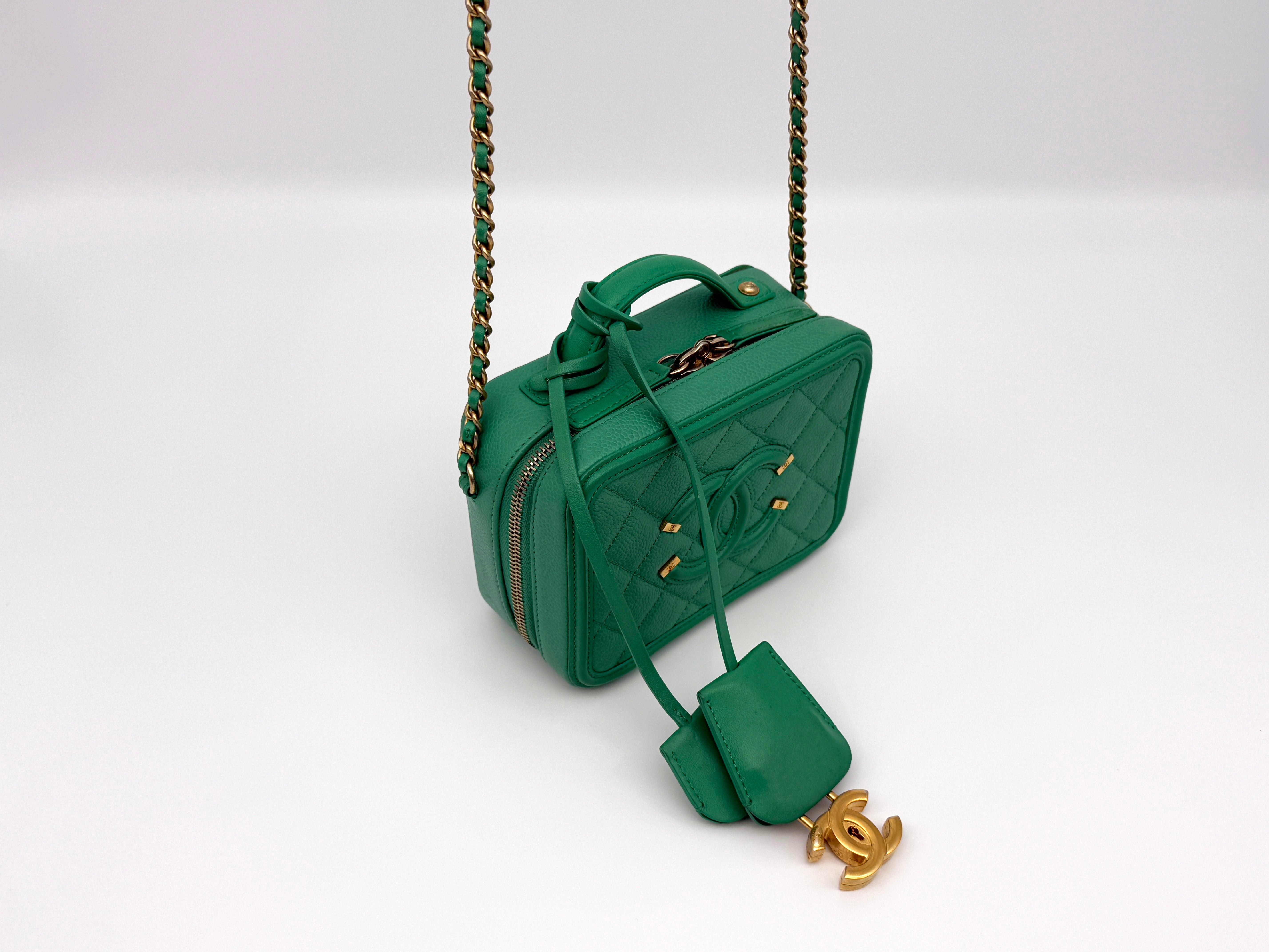 Chanel CC Filigree Mini Vanity Bag