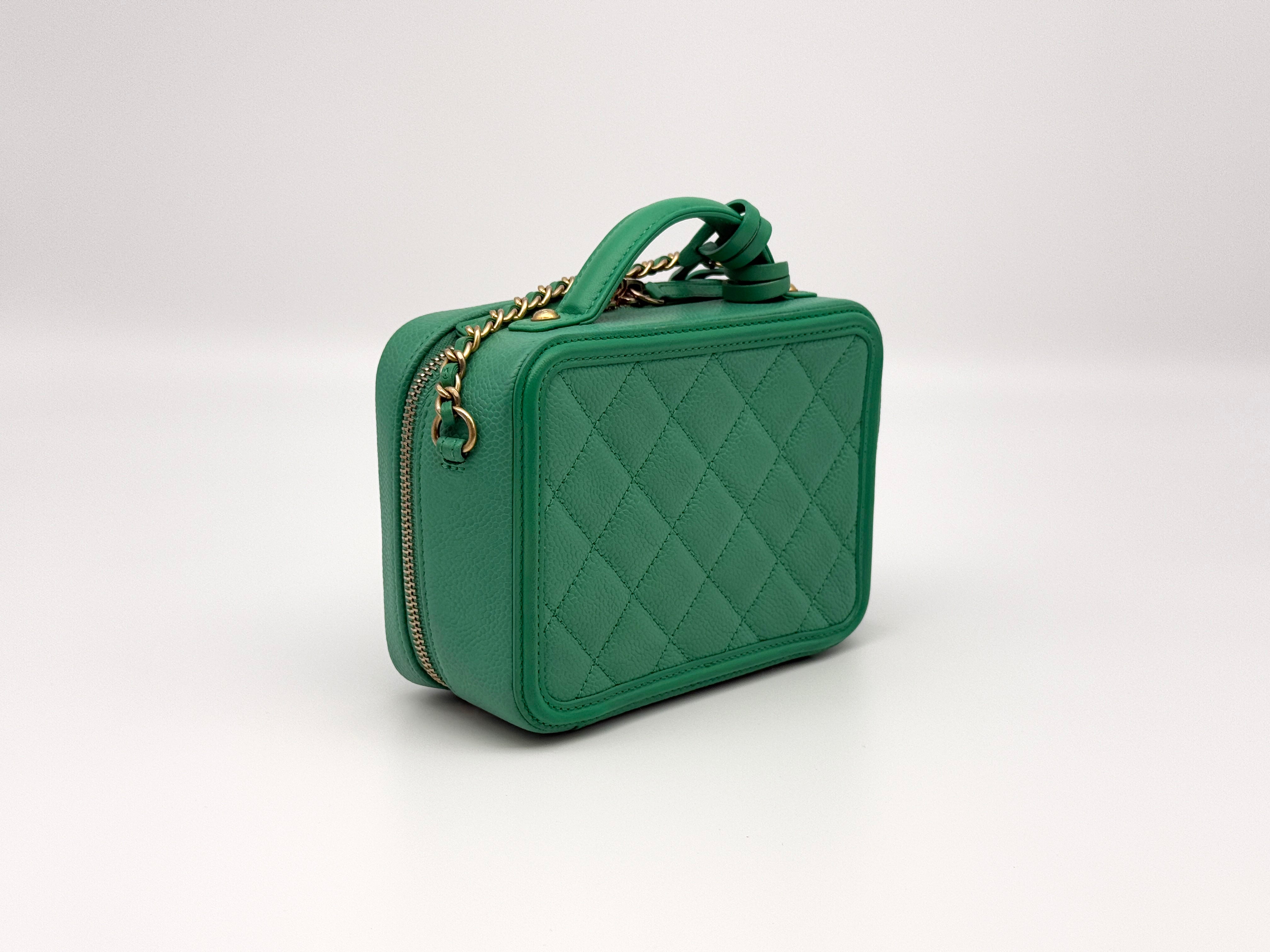 Chanel CC Filigree Mini Vanity Bag