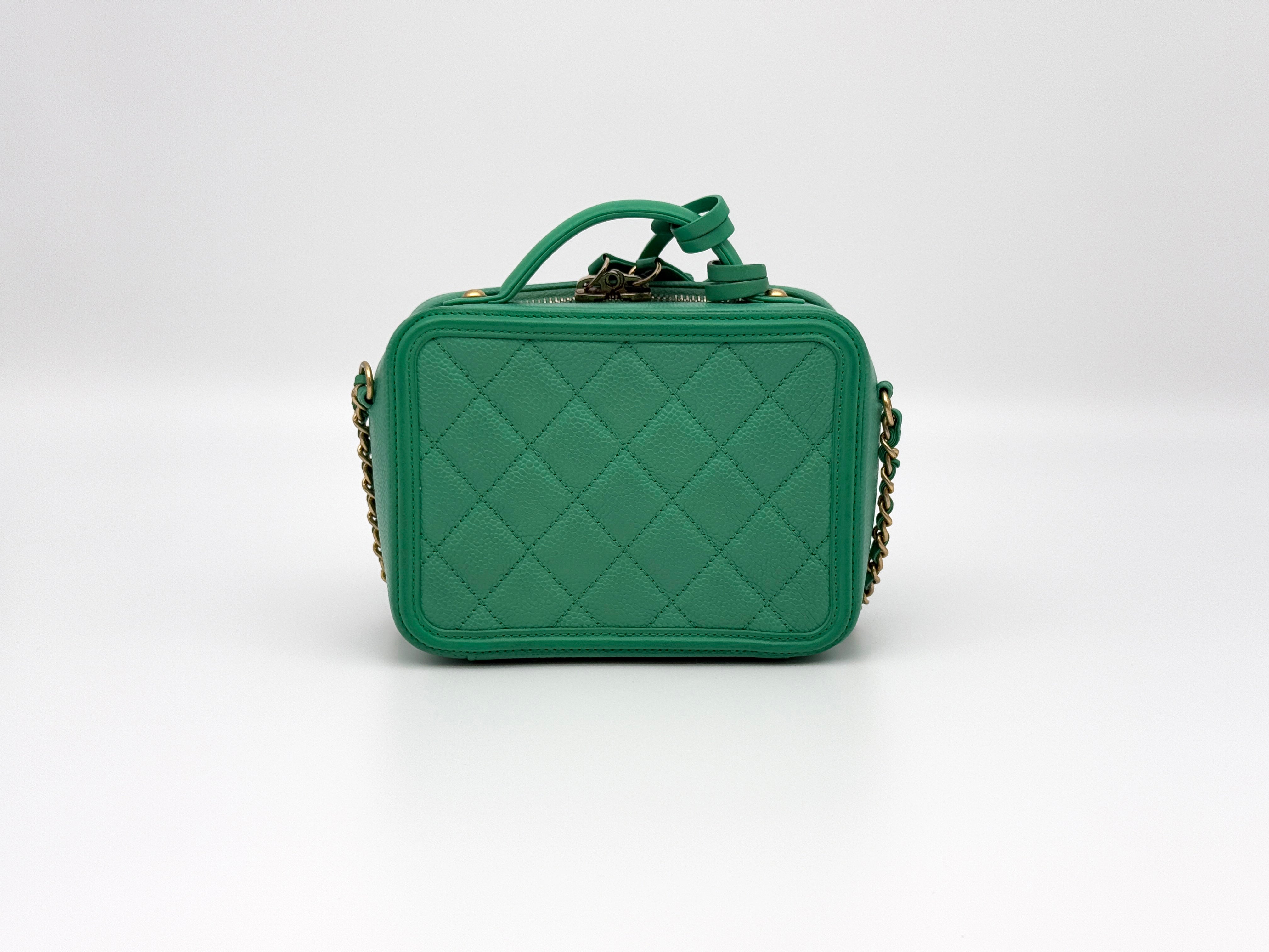 Chanel CC Filigree Mini Vanity Bag