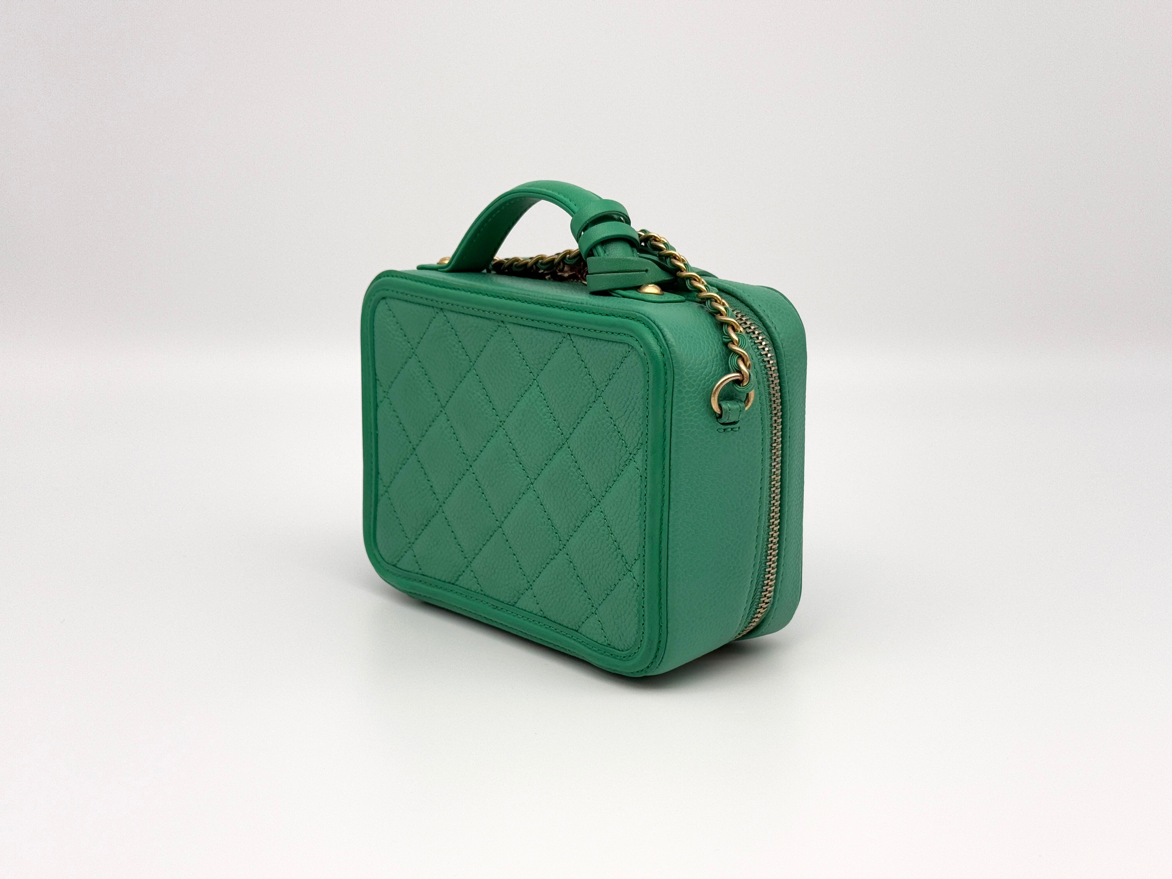 Chanel CC Filigree Mini Vanity Bag