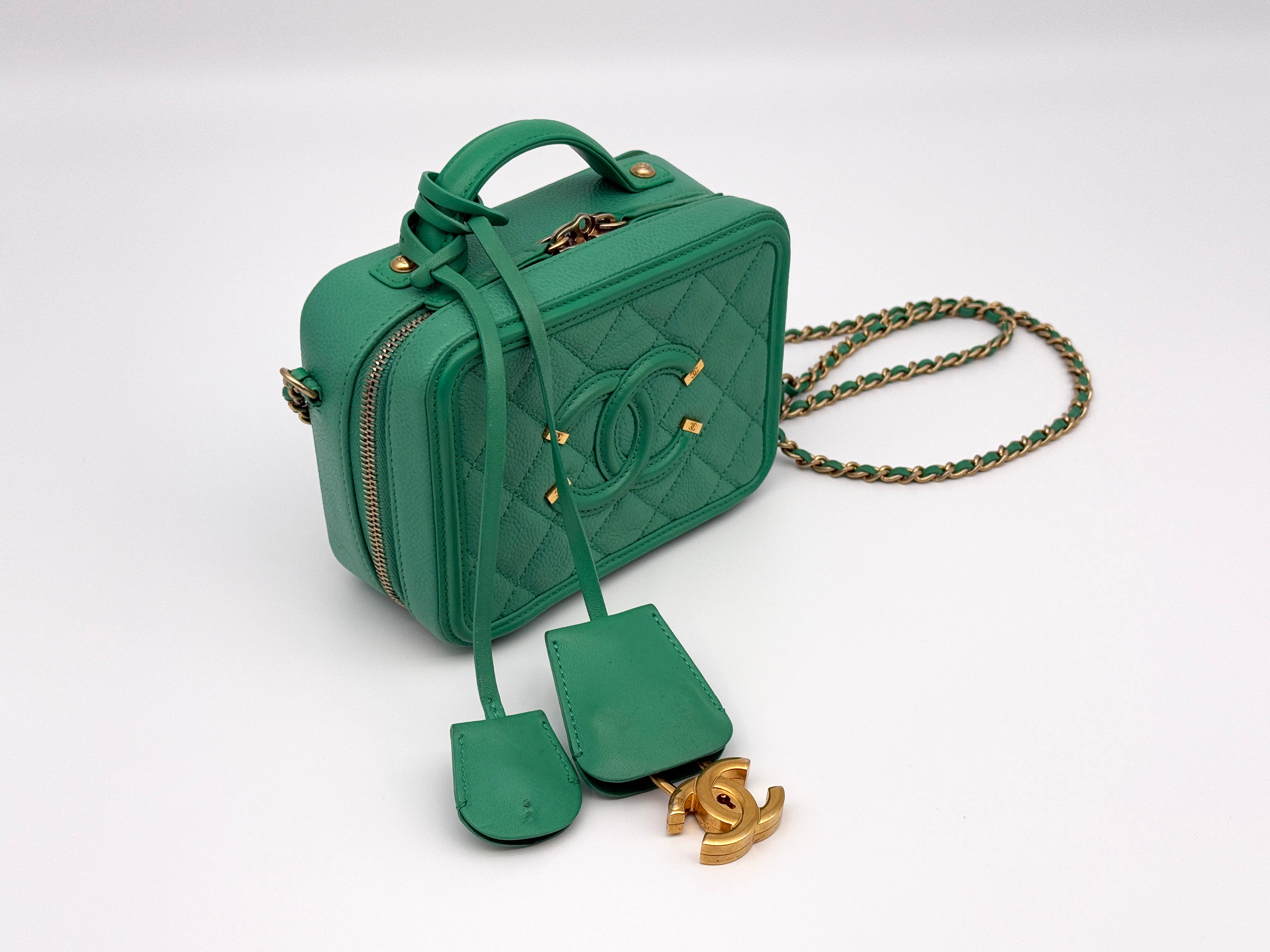 Chanel CC Filigree Mini Vanity Bag