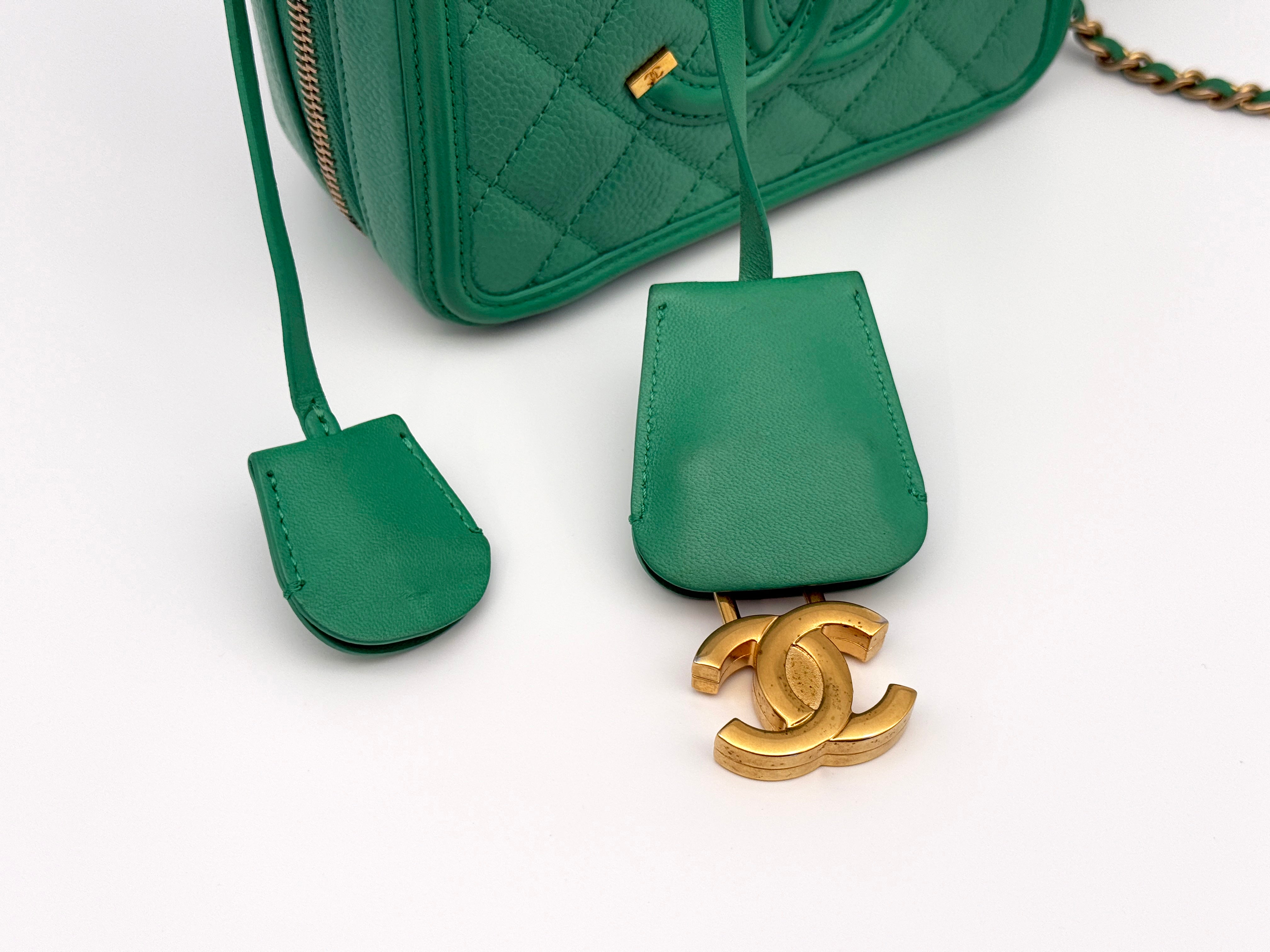 Chanel CC Filigree Mini Vanity Bag