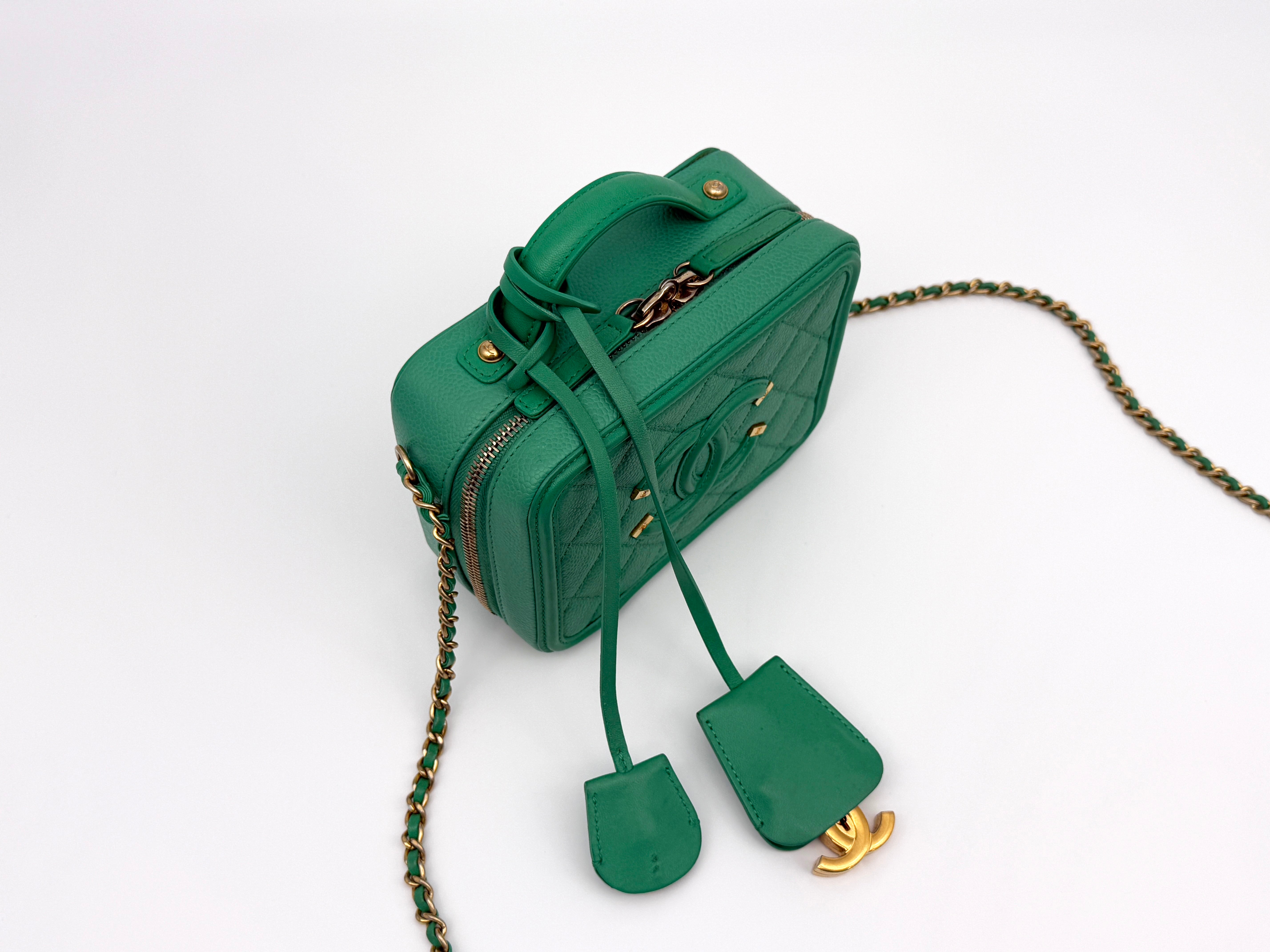 Chanel CC Filigree Mini Vanity Bag