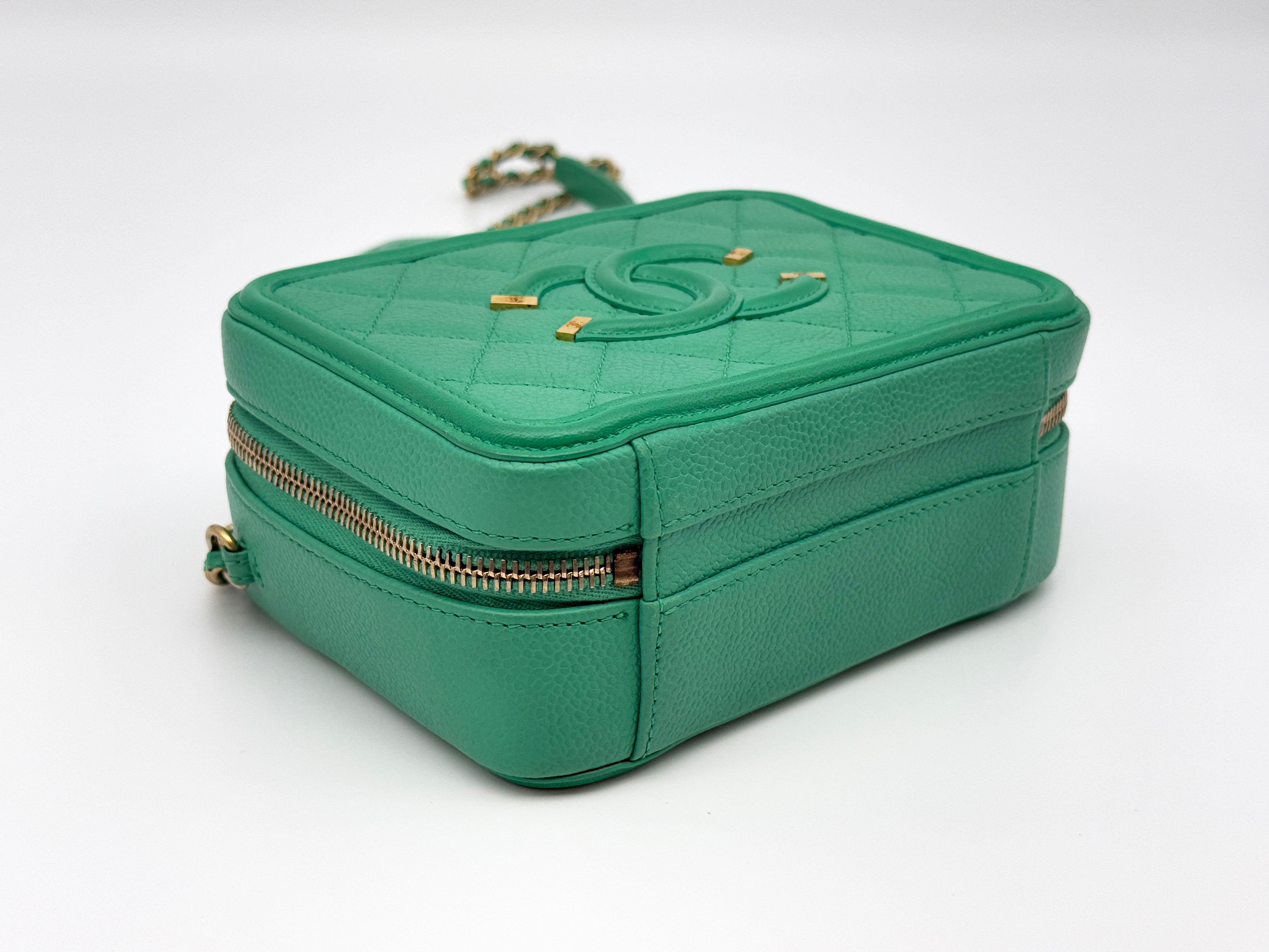 Chanel CC Filigree Mini Vanity Bag