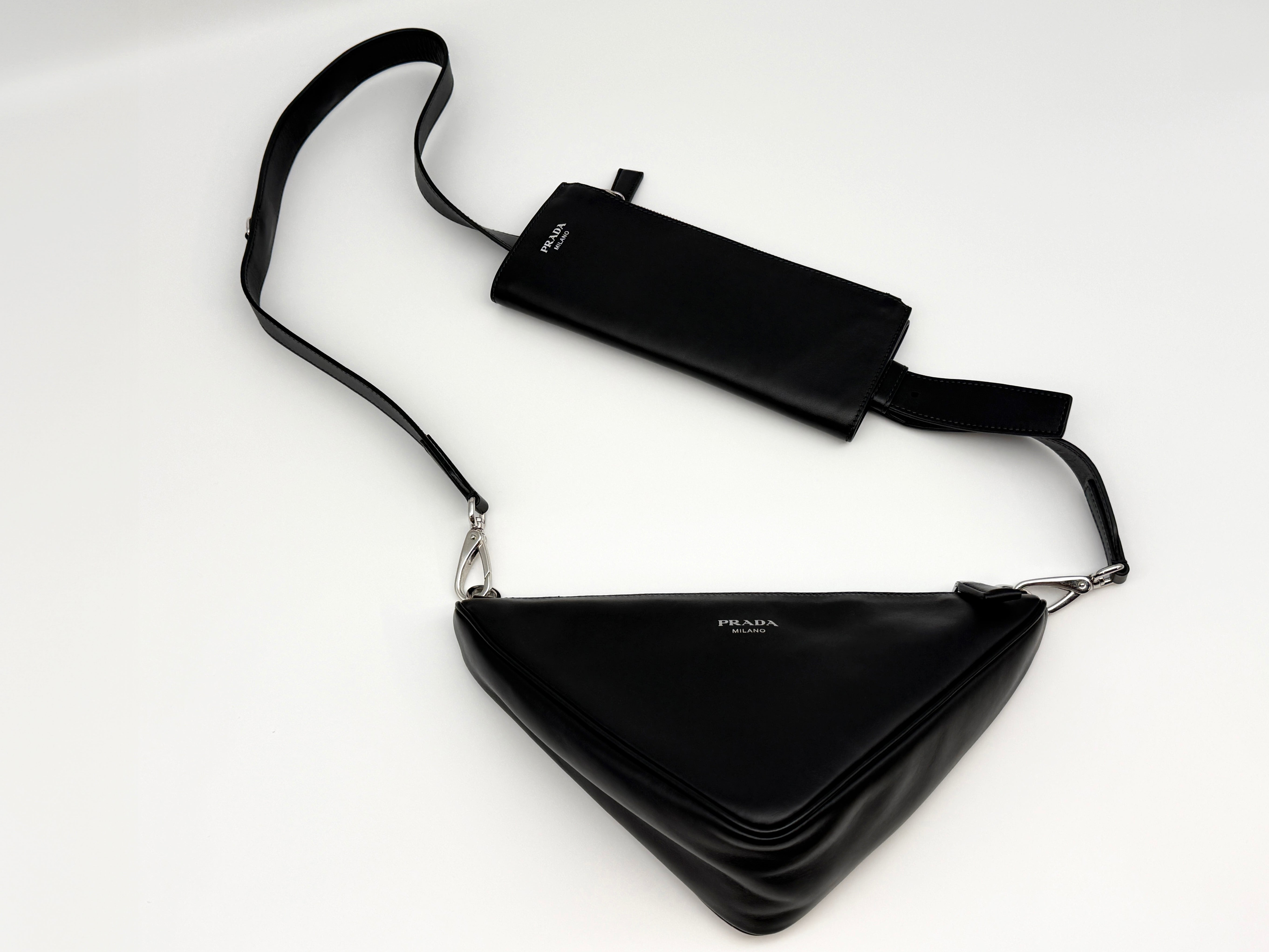 Prada Triangle Shoulder Bag