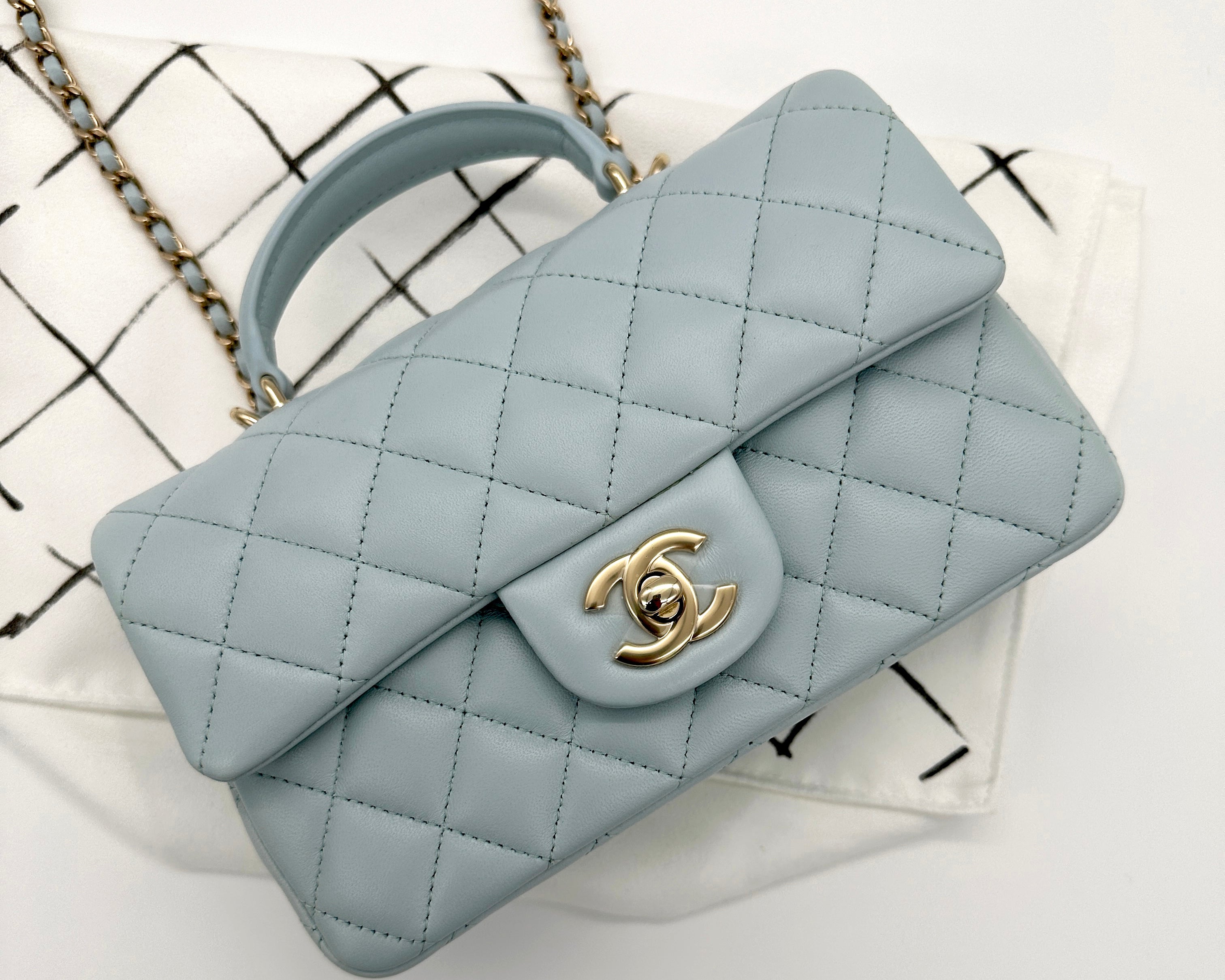 Chanel Mini Flap Bag with Top Handle