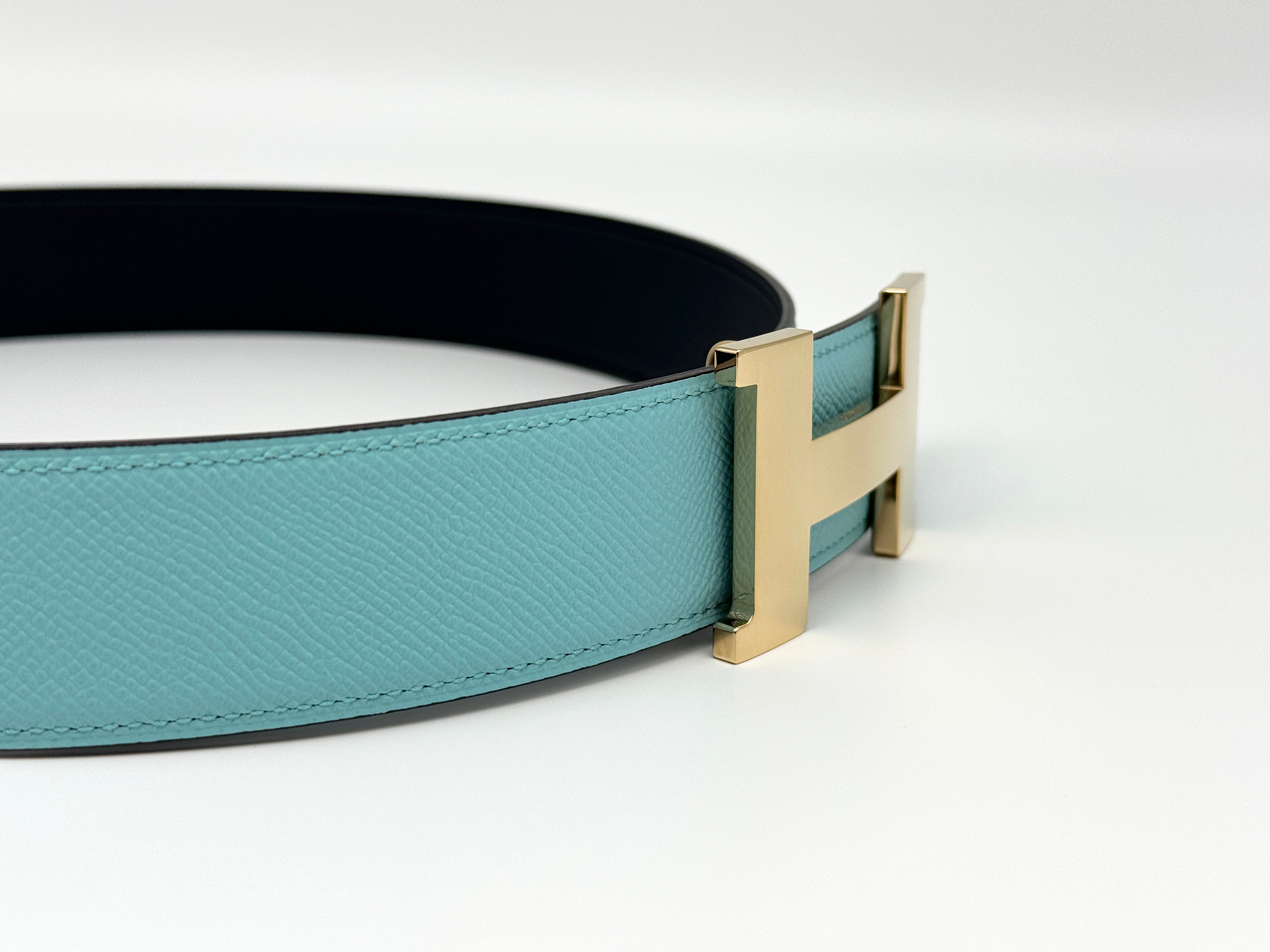 Hermès 38mm Reversible Belt with Permabrass Constance Buckle