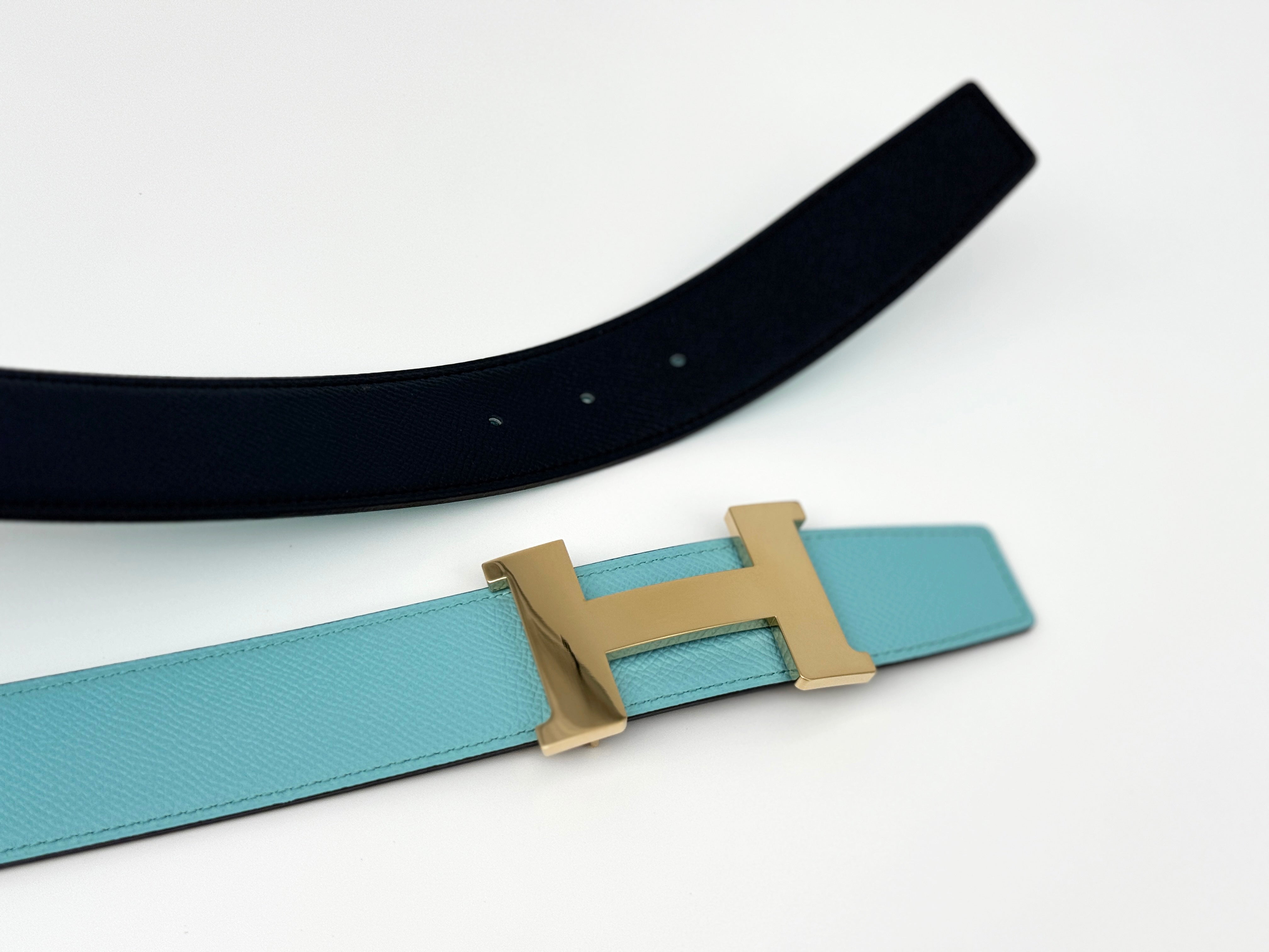 Hermès 38mm Reversible Belt with Permabrass Constance Buckle