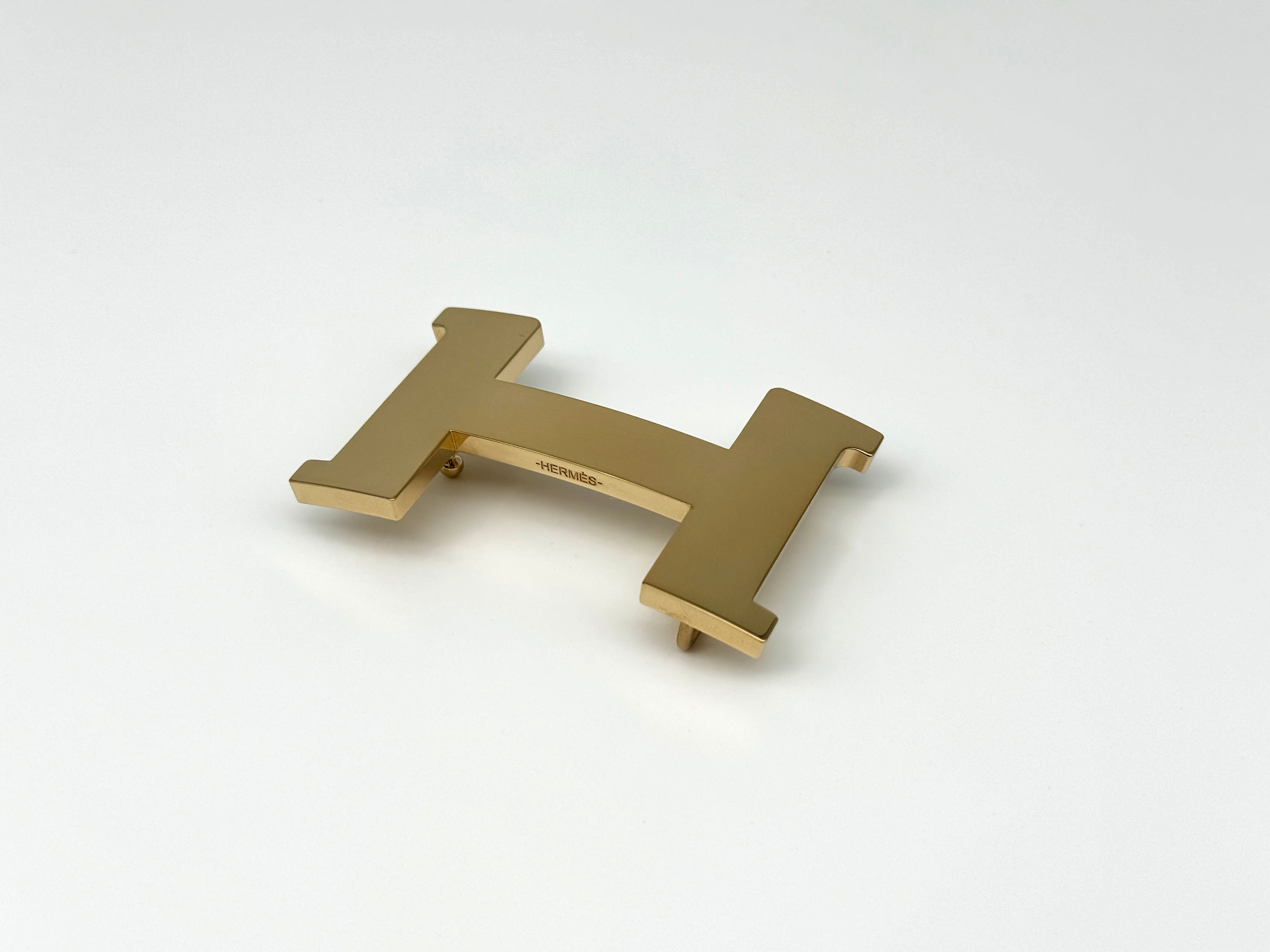 Hermès 38mm Reversible Belt with Permabrass Constance Buckle