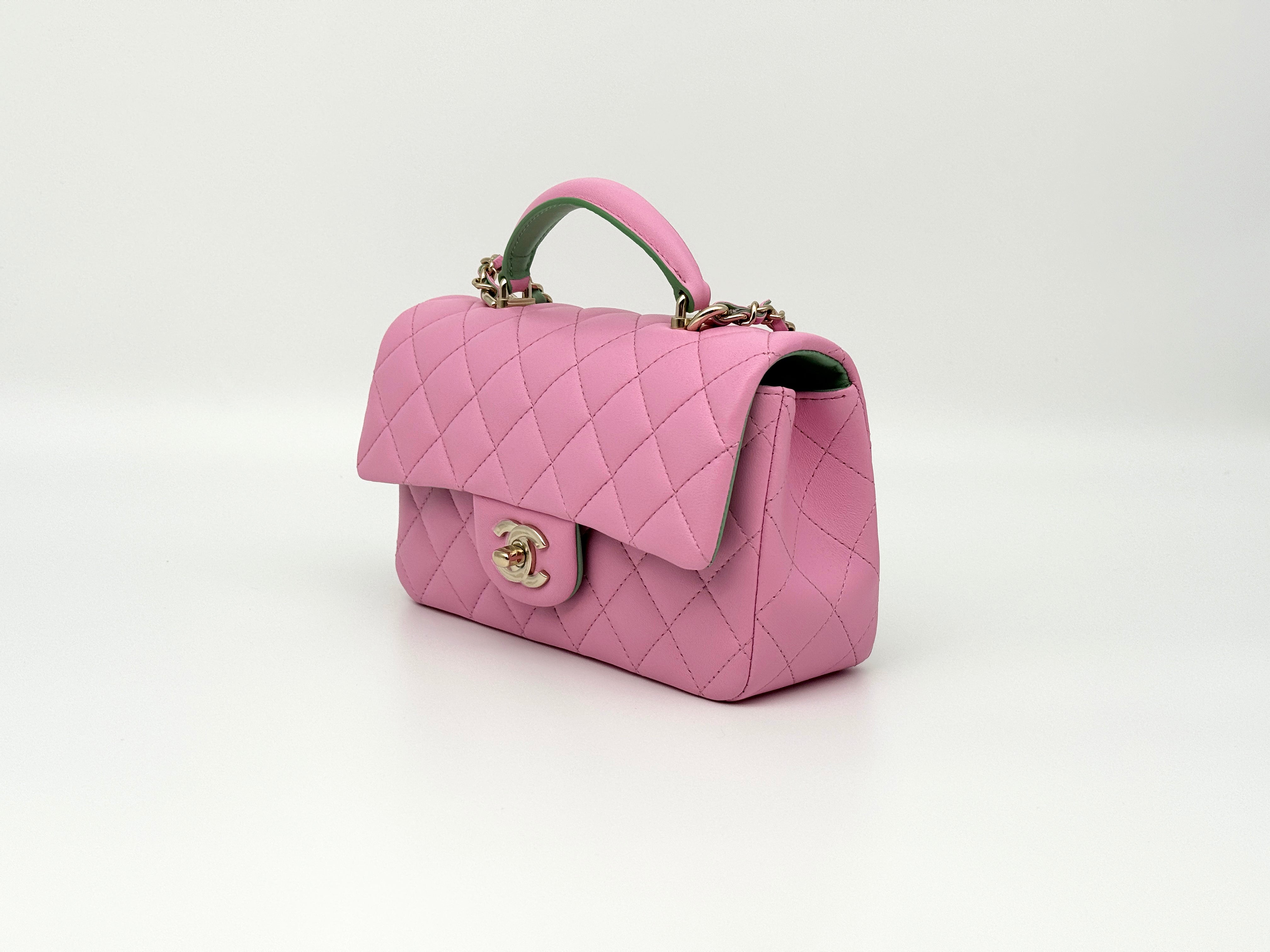 Chanel Mini Flap Top Handle Handbag