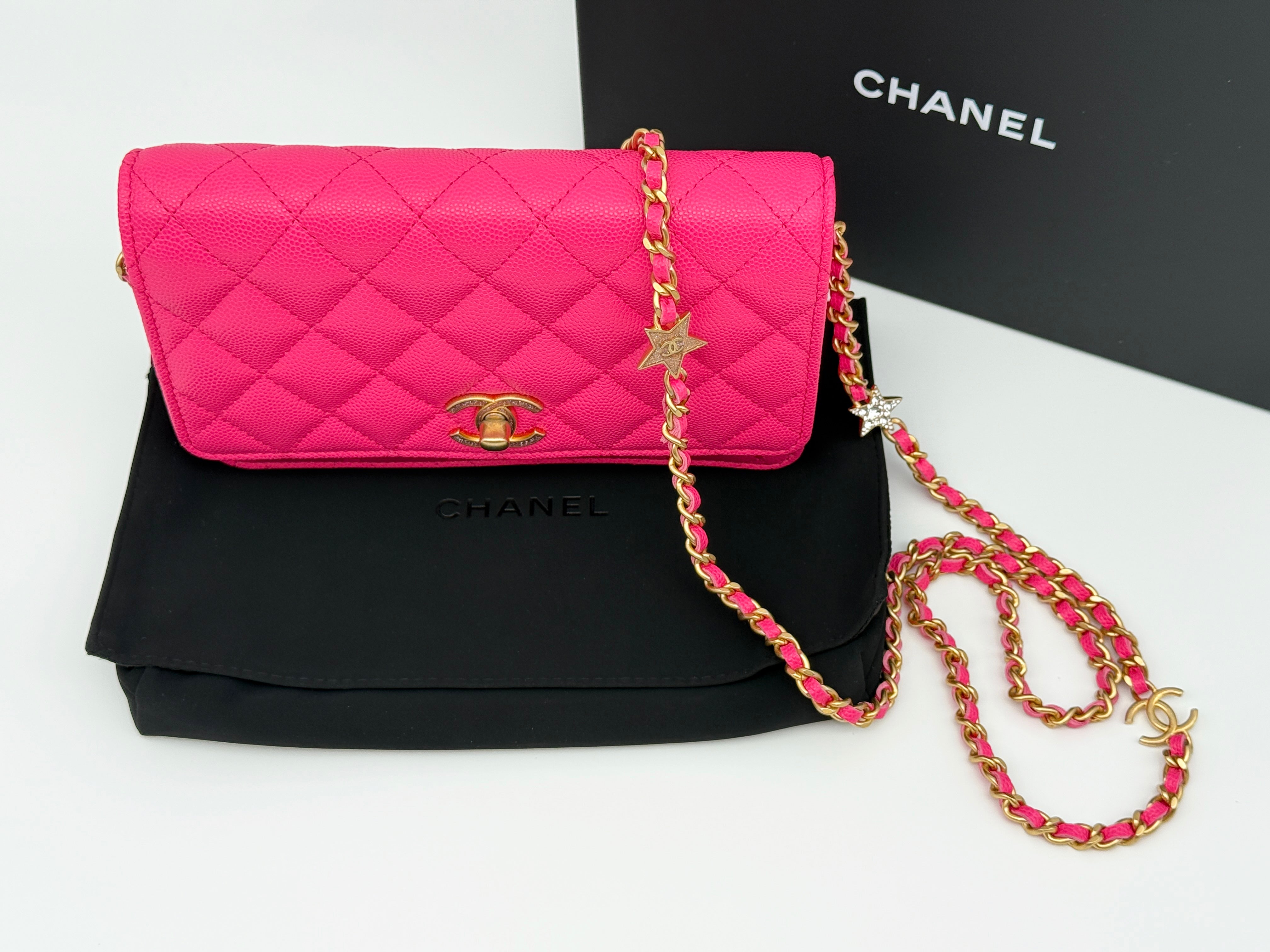 Chanel Wallet on Chain CC Turnlock