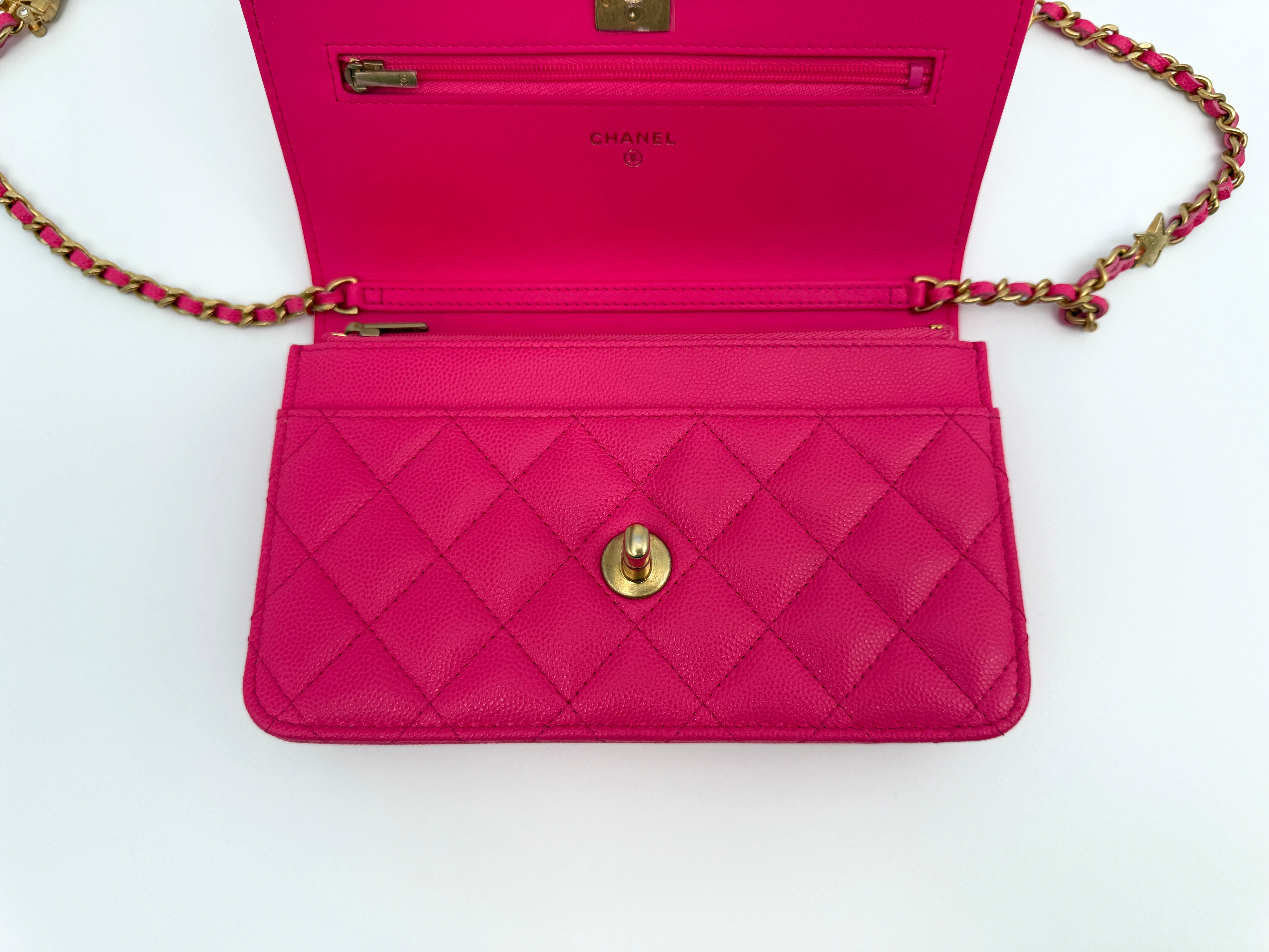 Chanel Wallet on Chain CC Turnlock