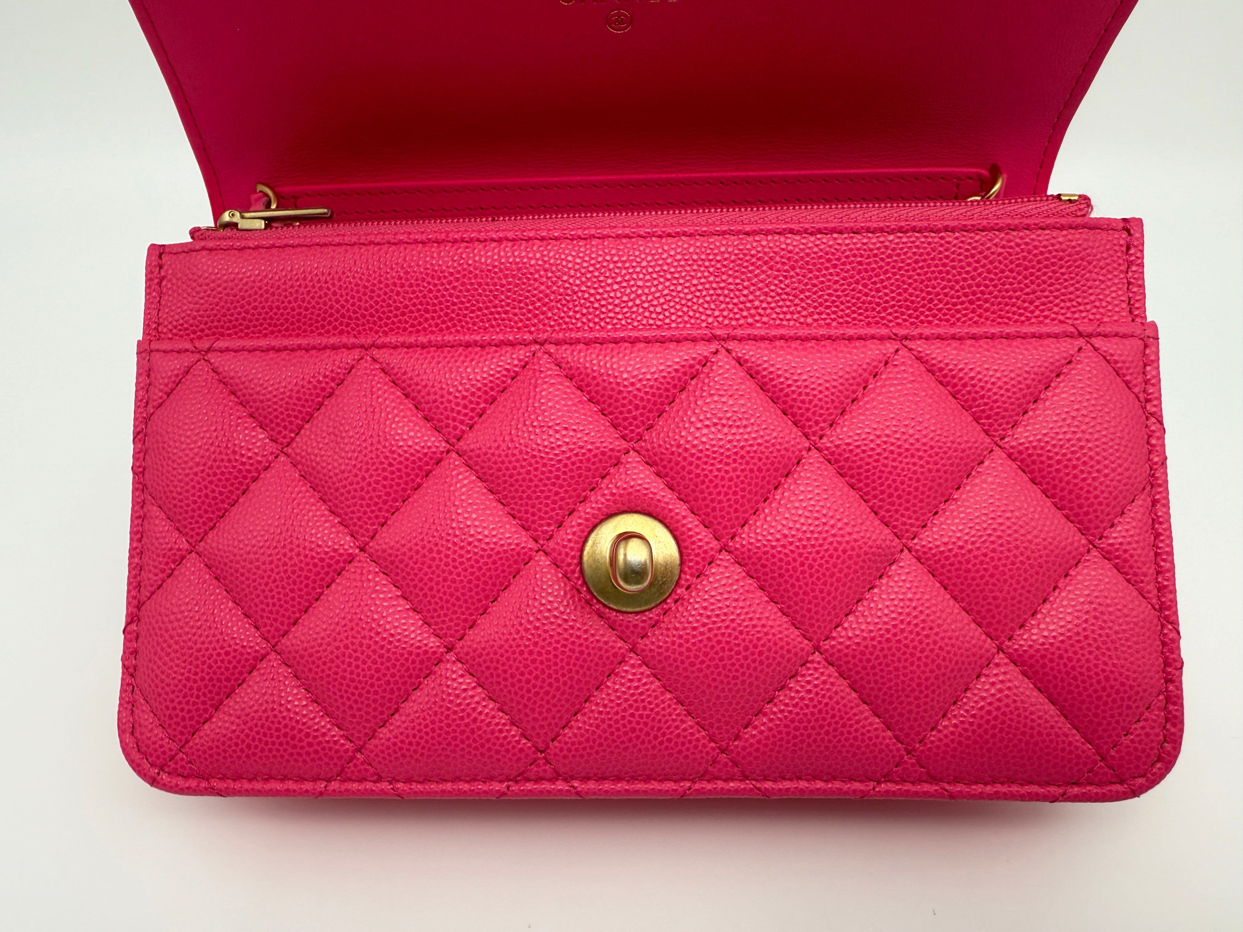 Chanel Wallet on Chain CC Turnlock