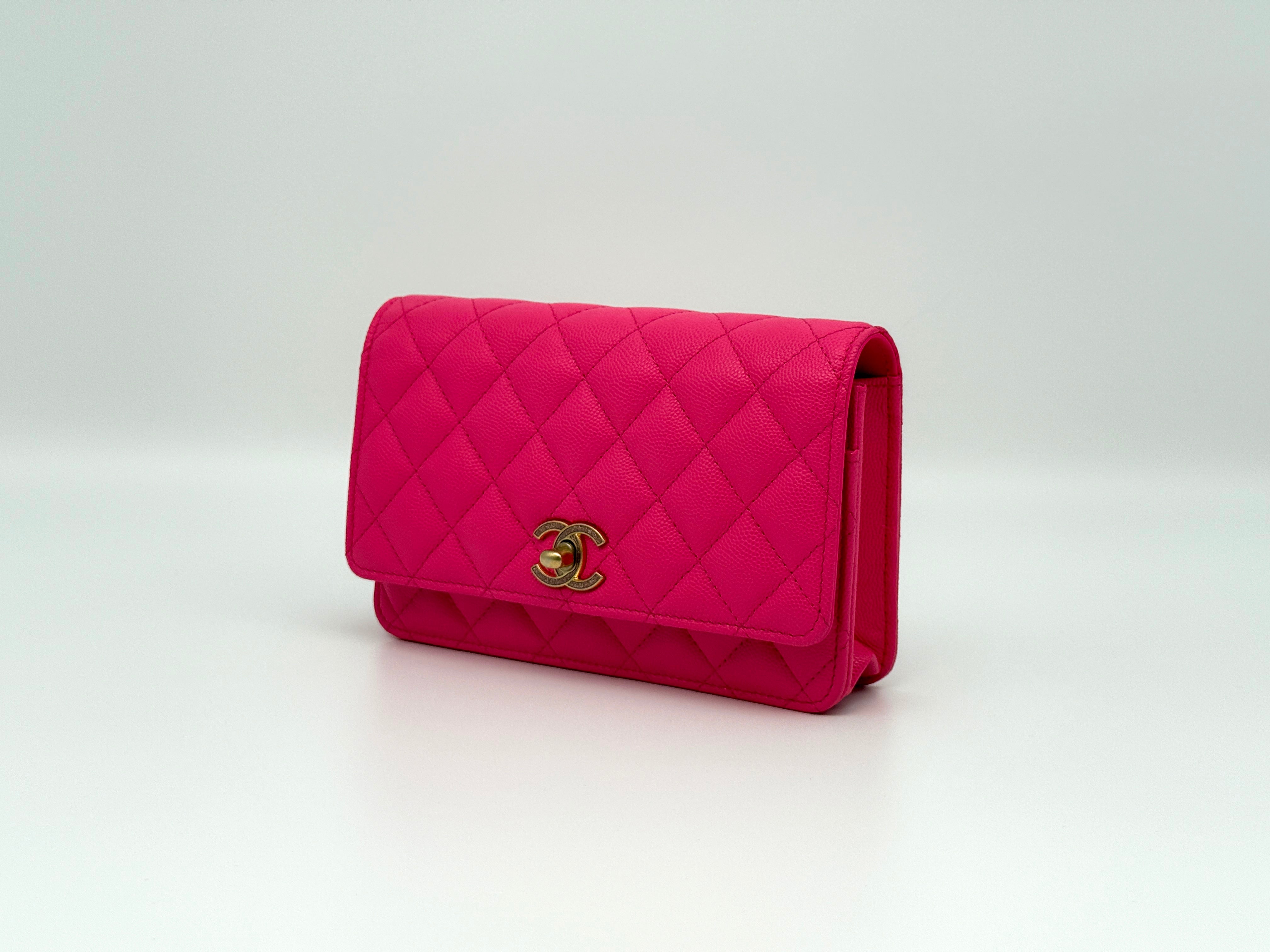 Chanel Wallet on Chain CC Turnlock