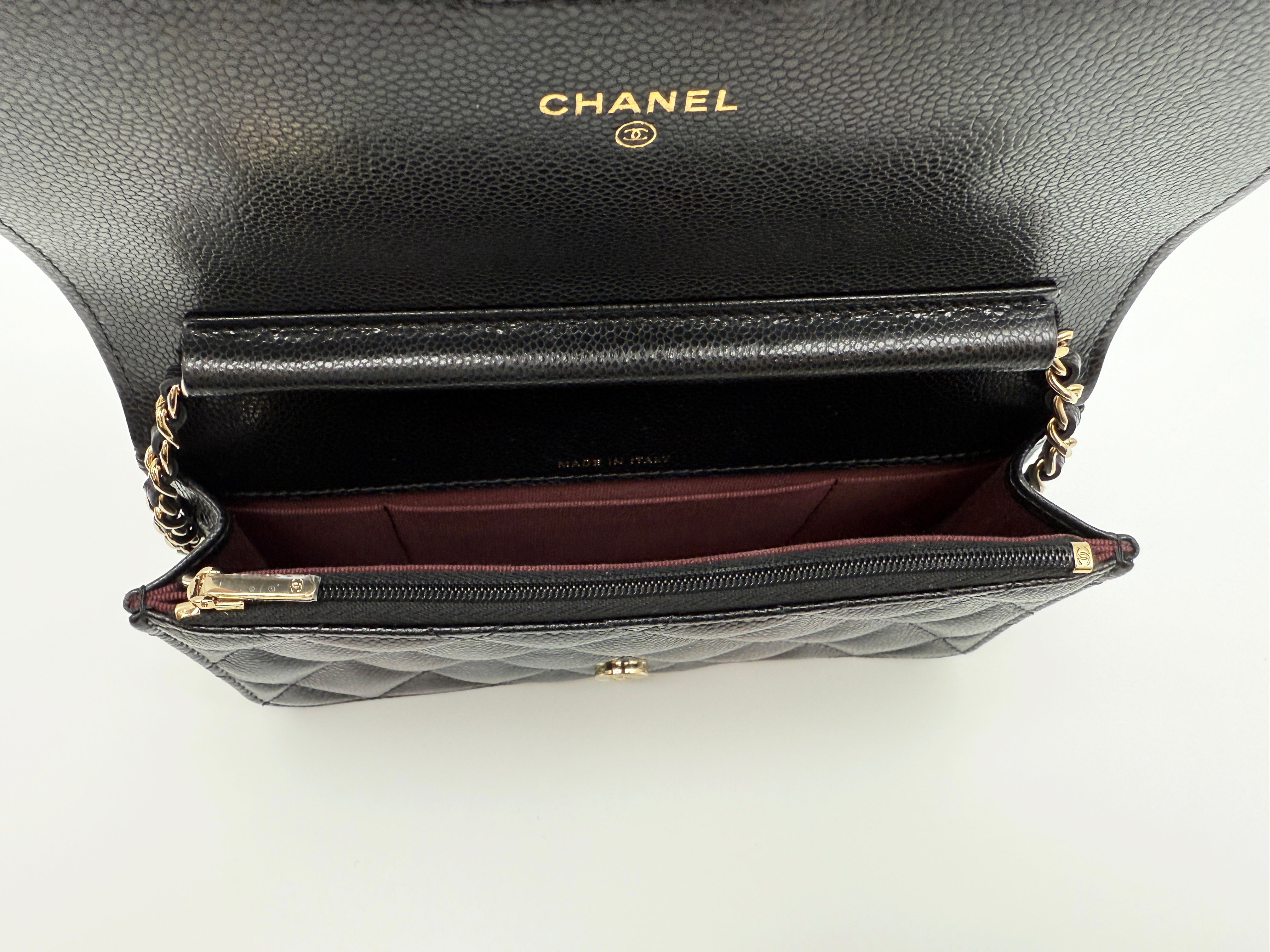 Chanel Small Wallet on Chain Phone Holder