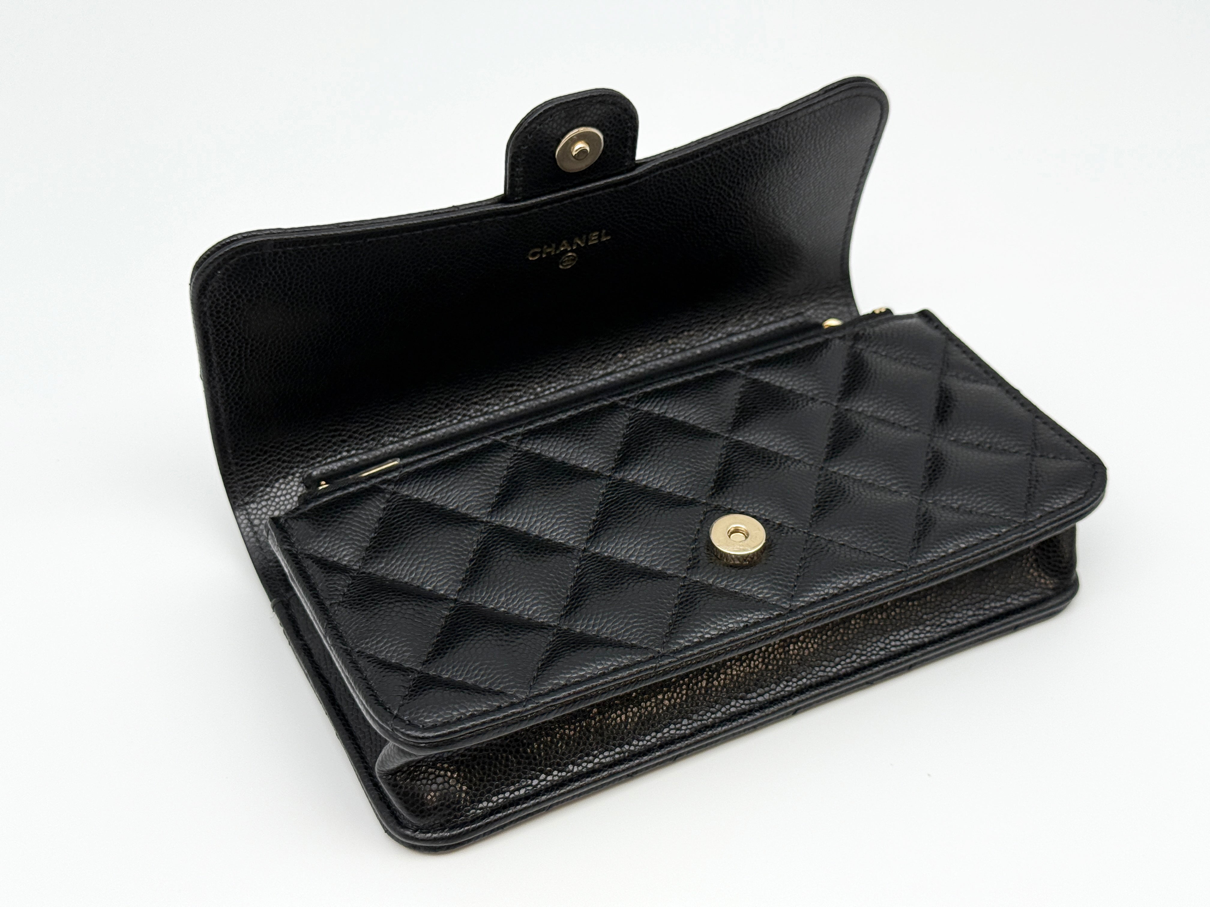 Chanel Small Wallet on Chain Phone Holder