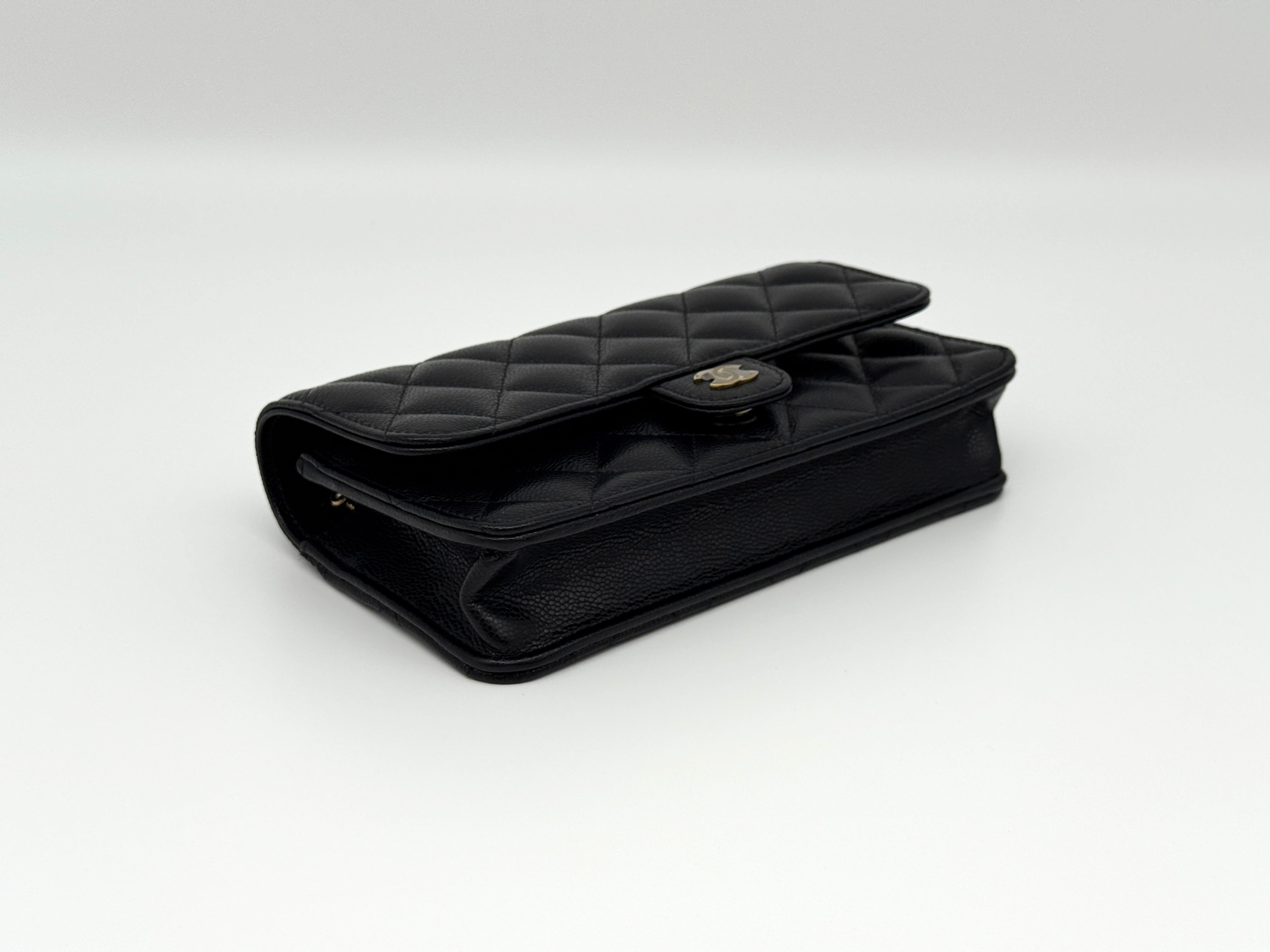 Chanel Small Wallet on Chain Phone Holder