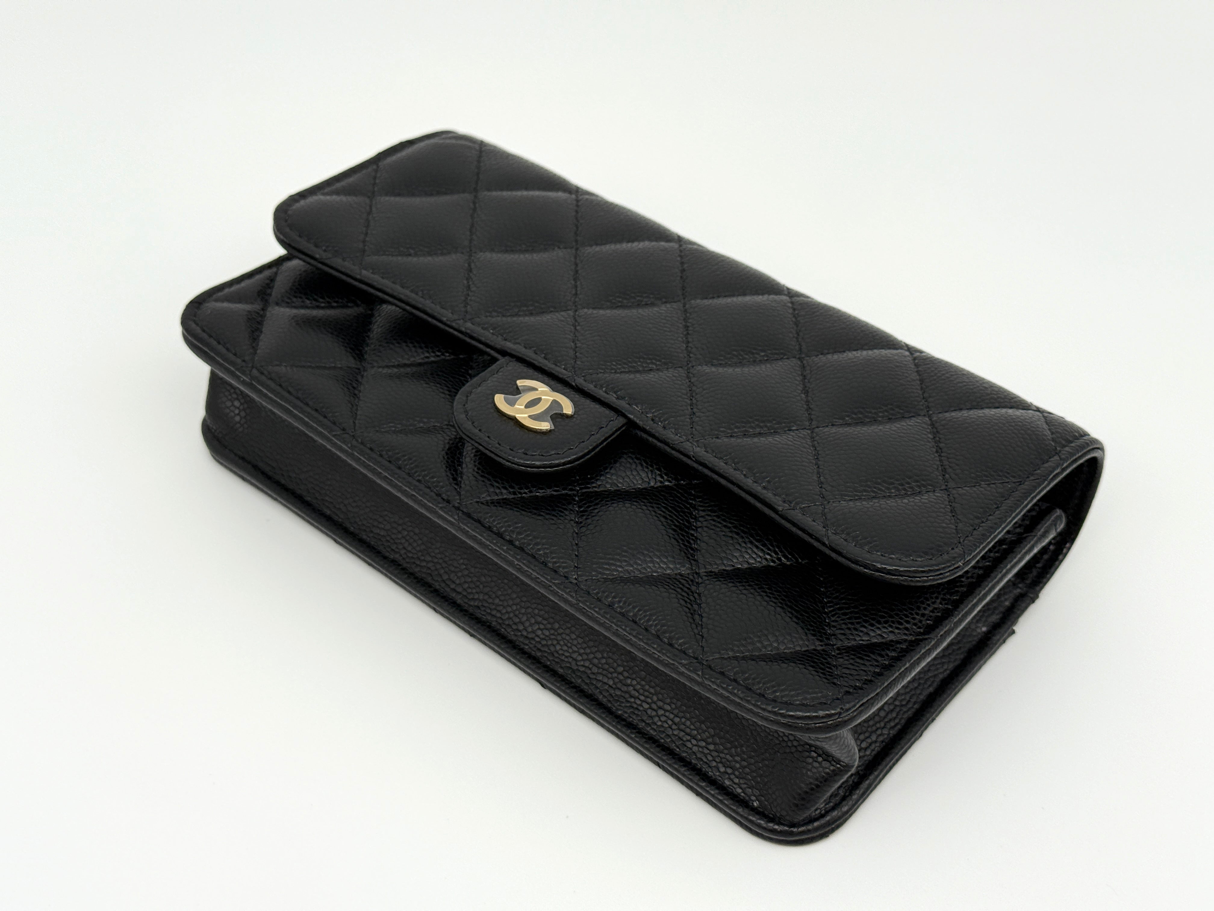 Chanel Small Wallet on Chain Phone Holder