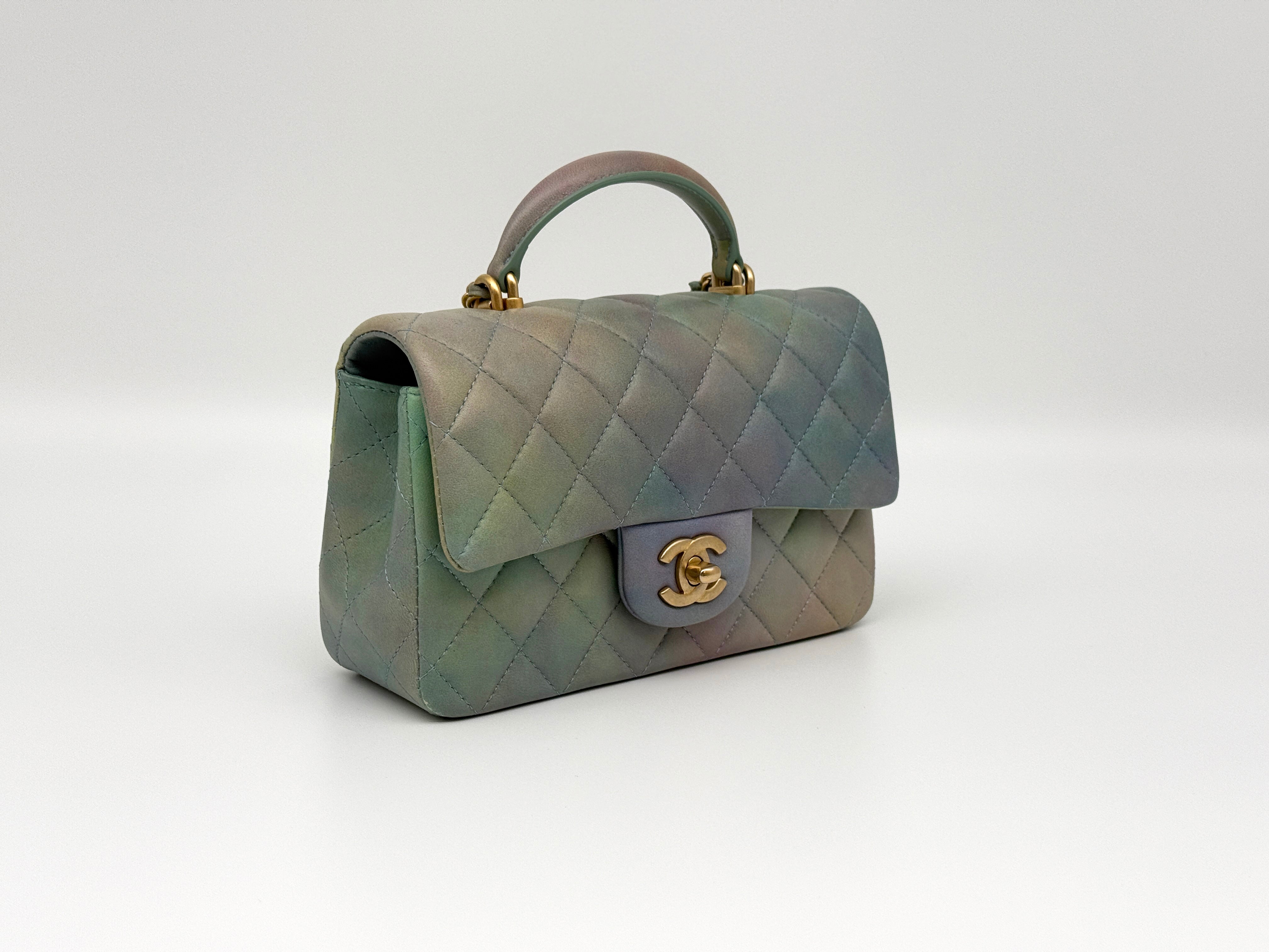 Chanel Classic Mini Flap Top Handle Handbag