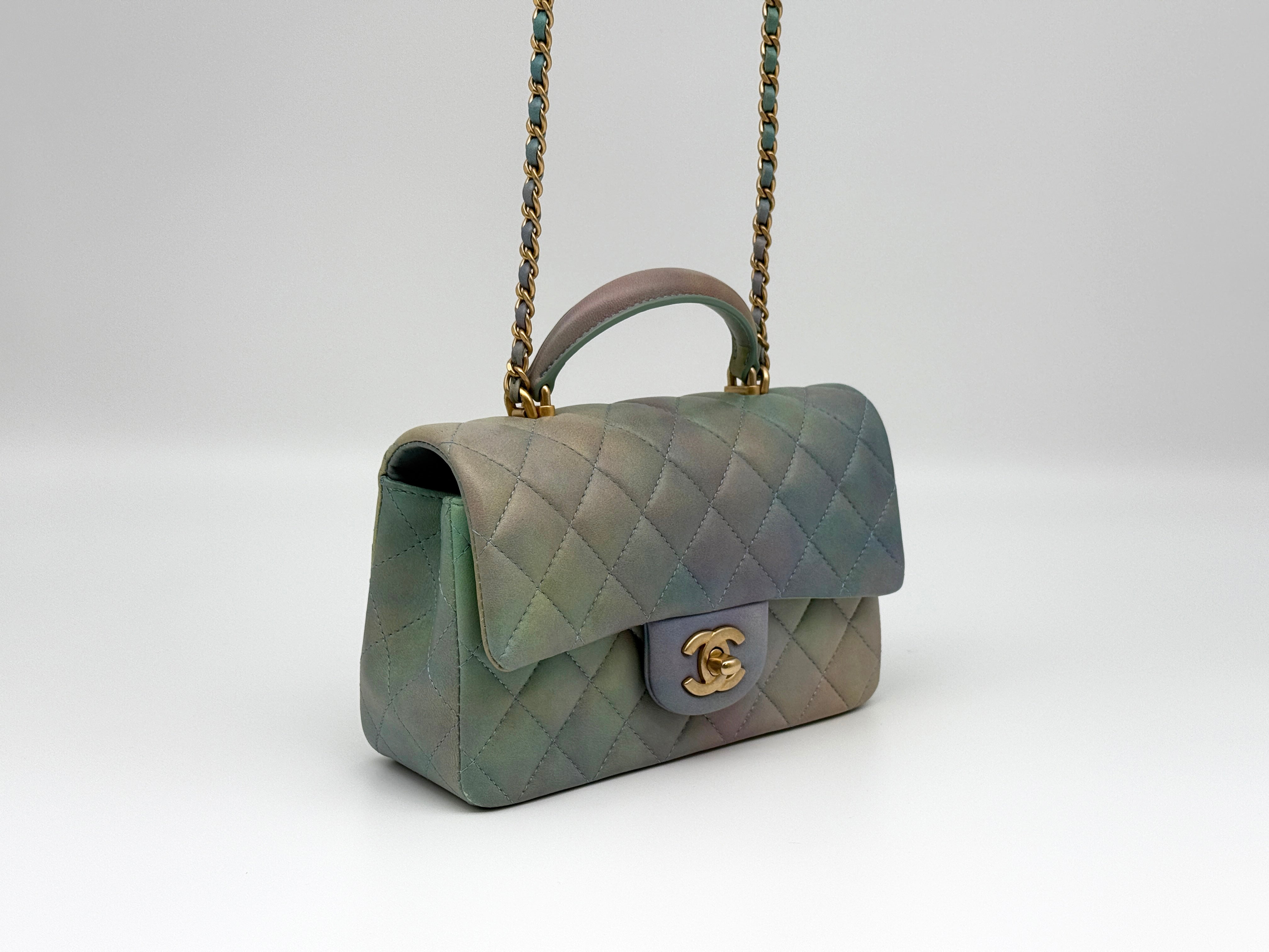 Chanel Classic Mini Flap Top Handle Handbag