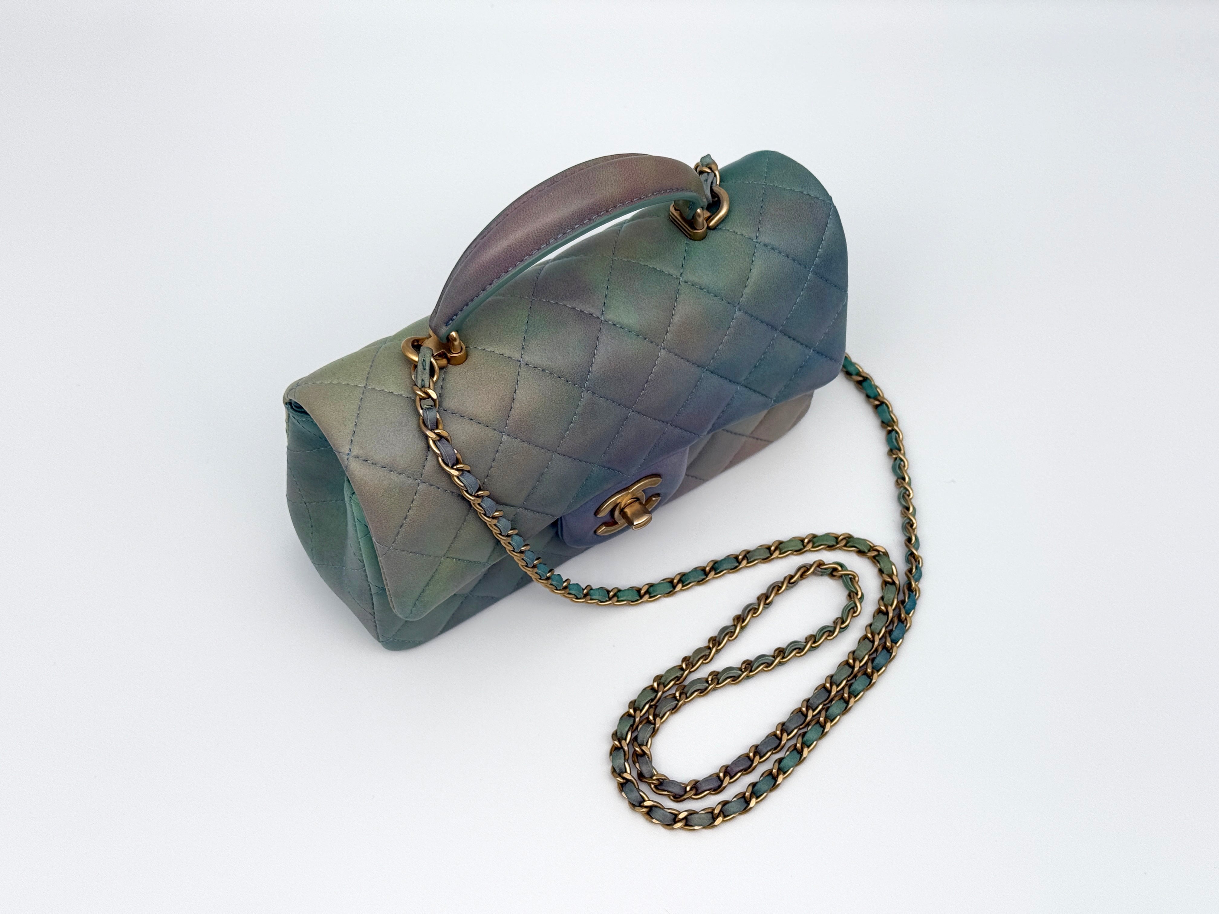 Chanel Classic Mini Flap Top Handle Handbag