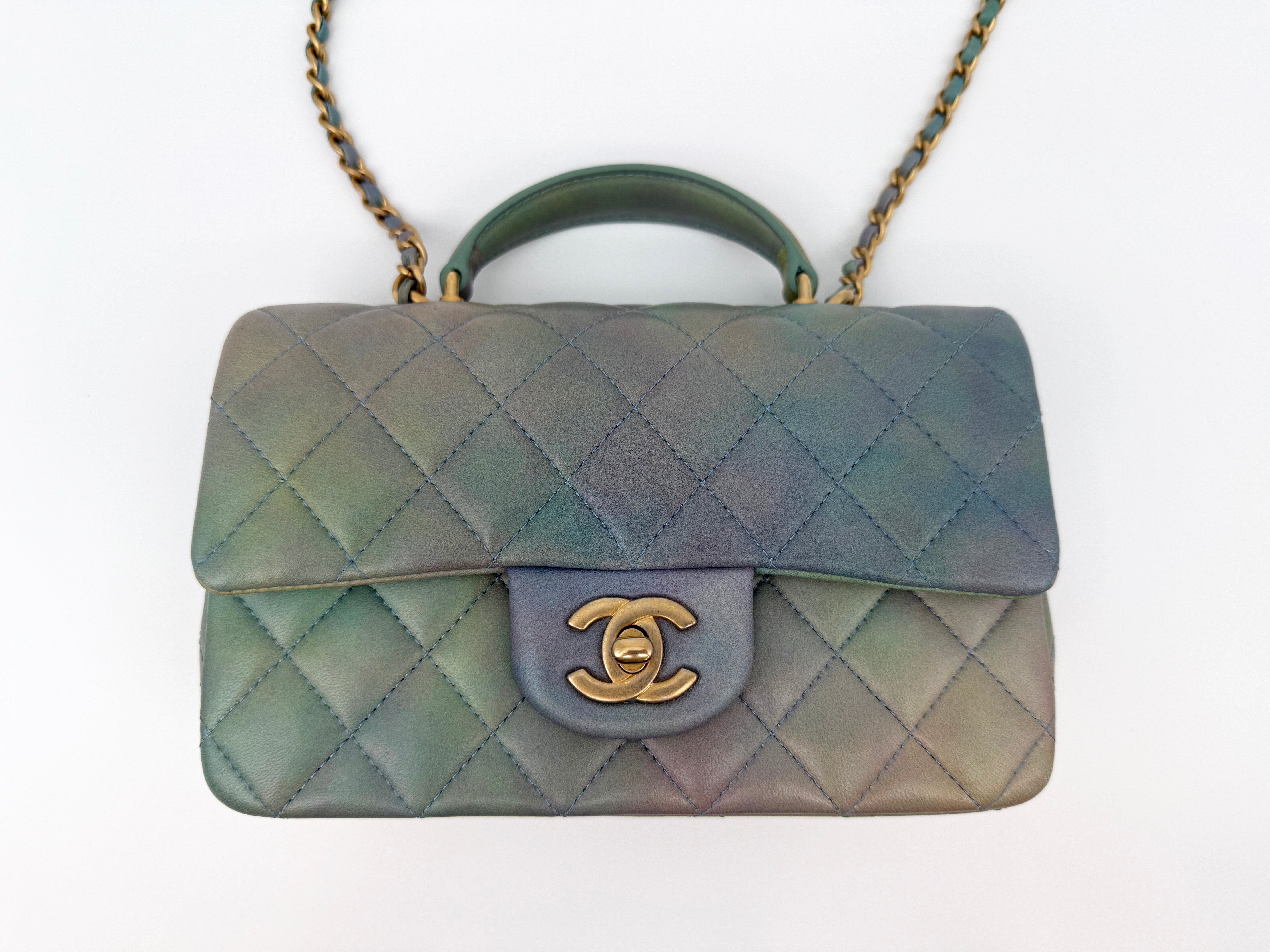 Chanel Classic Mini Flap Top Handle Handbag