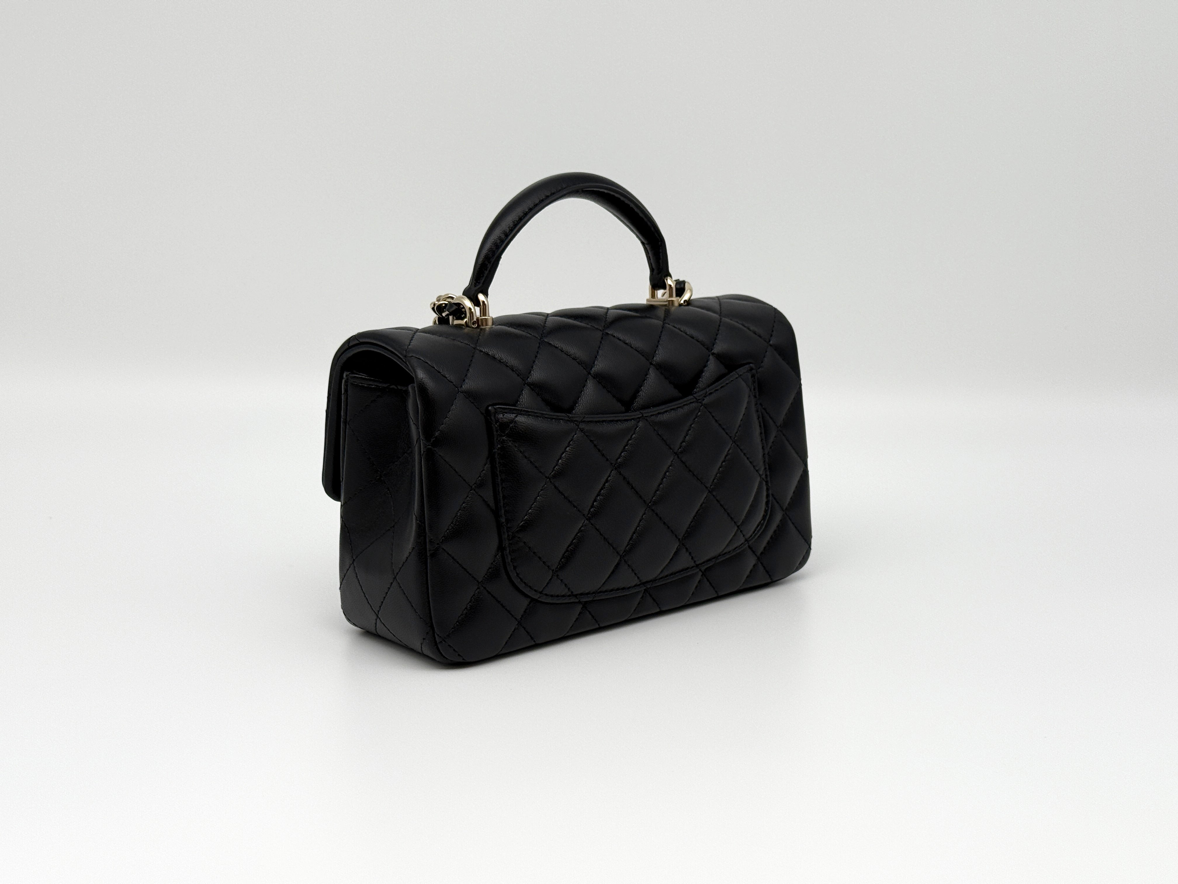 Chanel Classic Mini Flap Top Handle Handbag