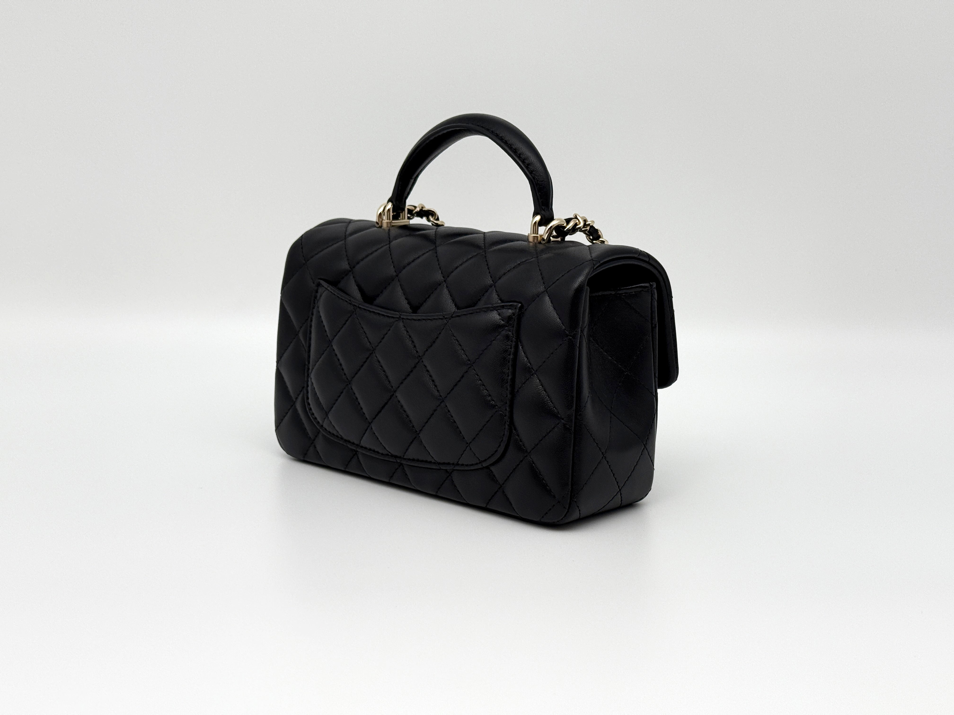 Chanel Classic Mini Flap Top Handle Handbag
