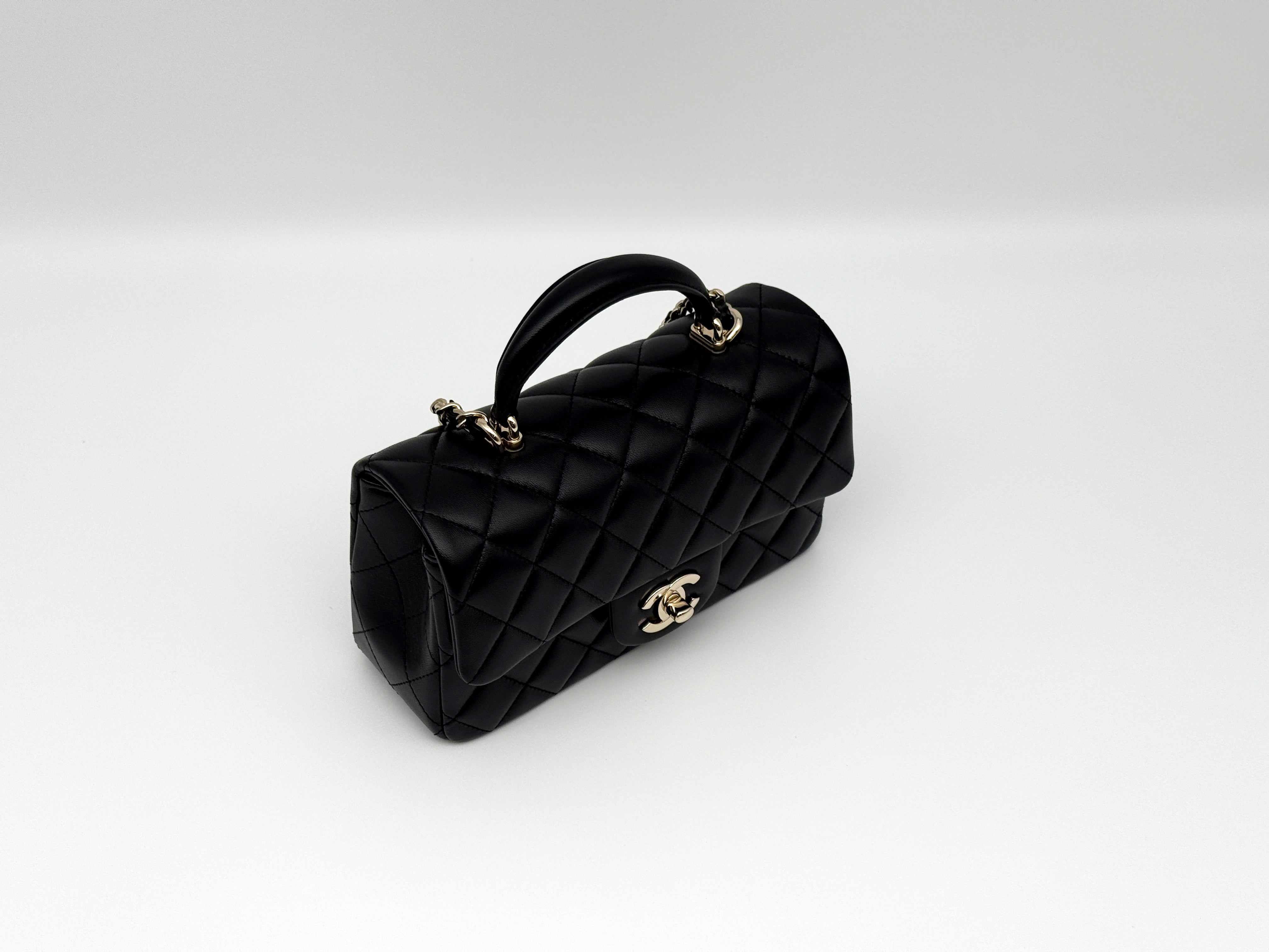 Chanel Classic Mini Flap Top Handle Handbag