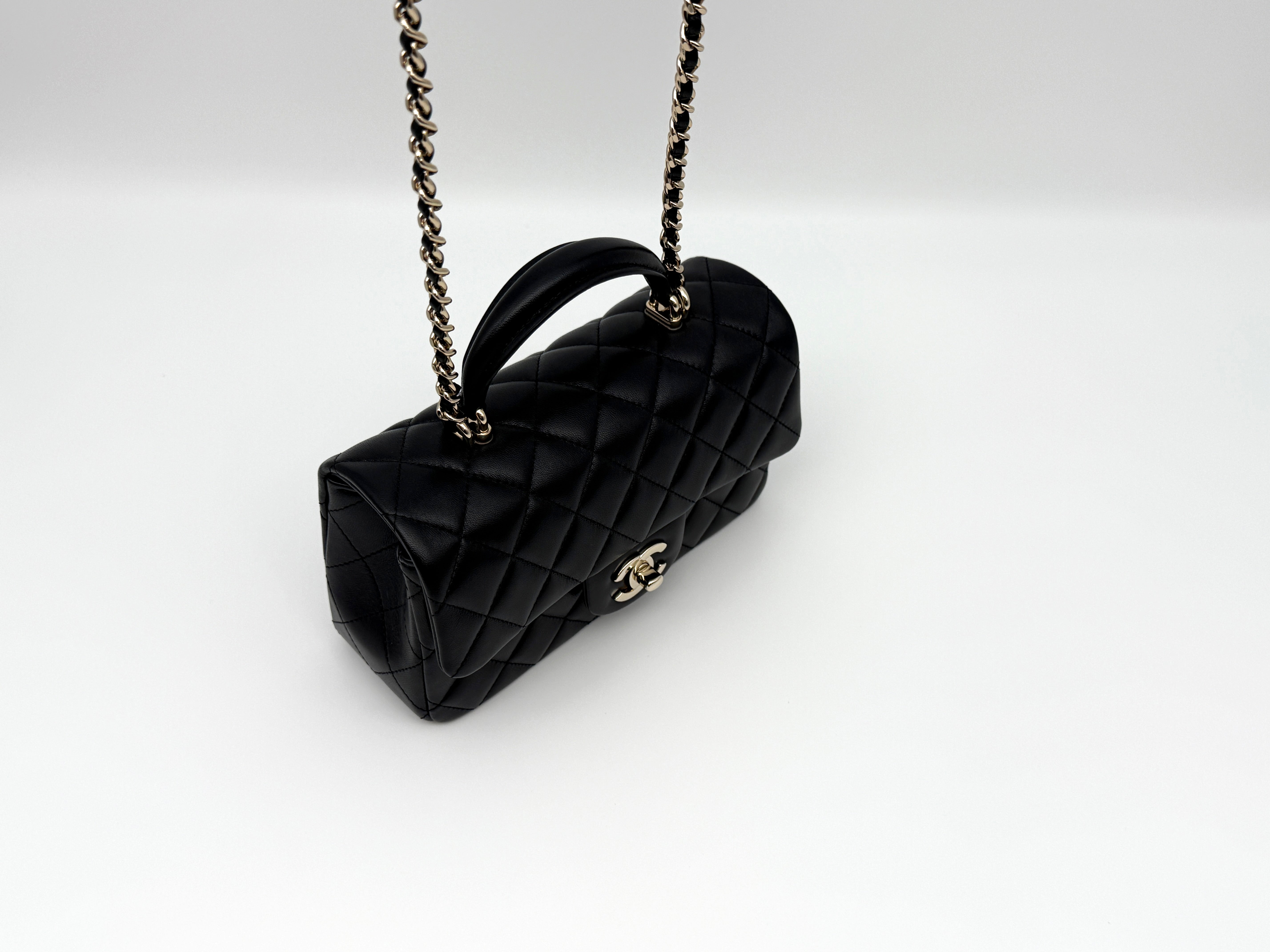 Chanel Classic Mini Flap Top Handle Handbag
