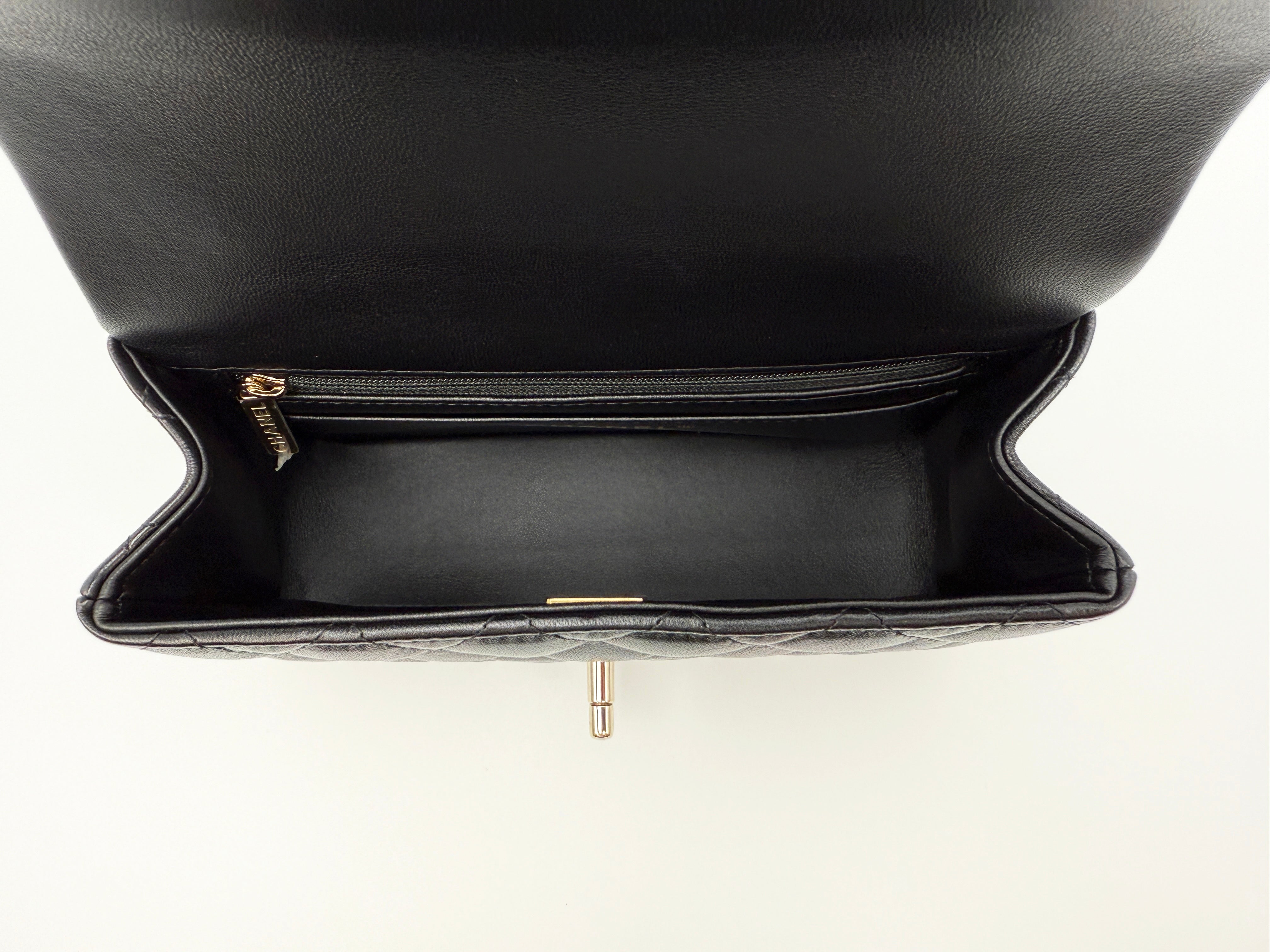 Chanel Classic Mini Flap Top Handle Handbag