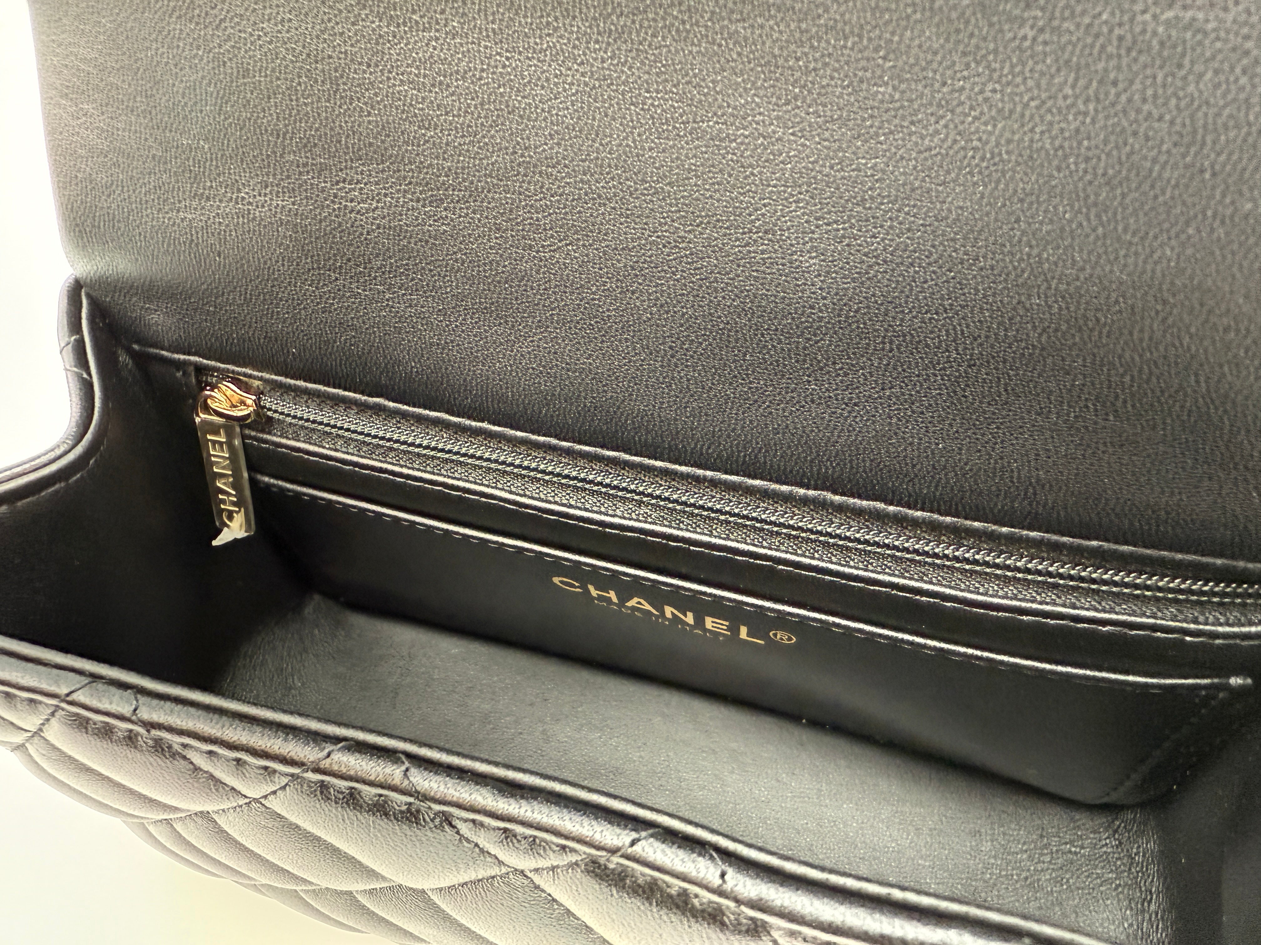 Chanel Classic Mini Flap Top Handle Handbag