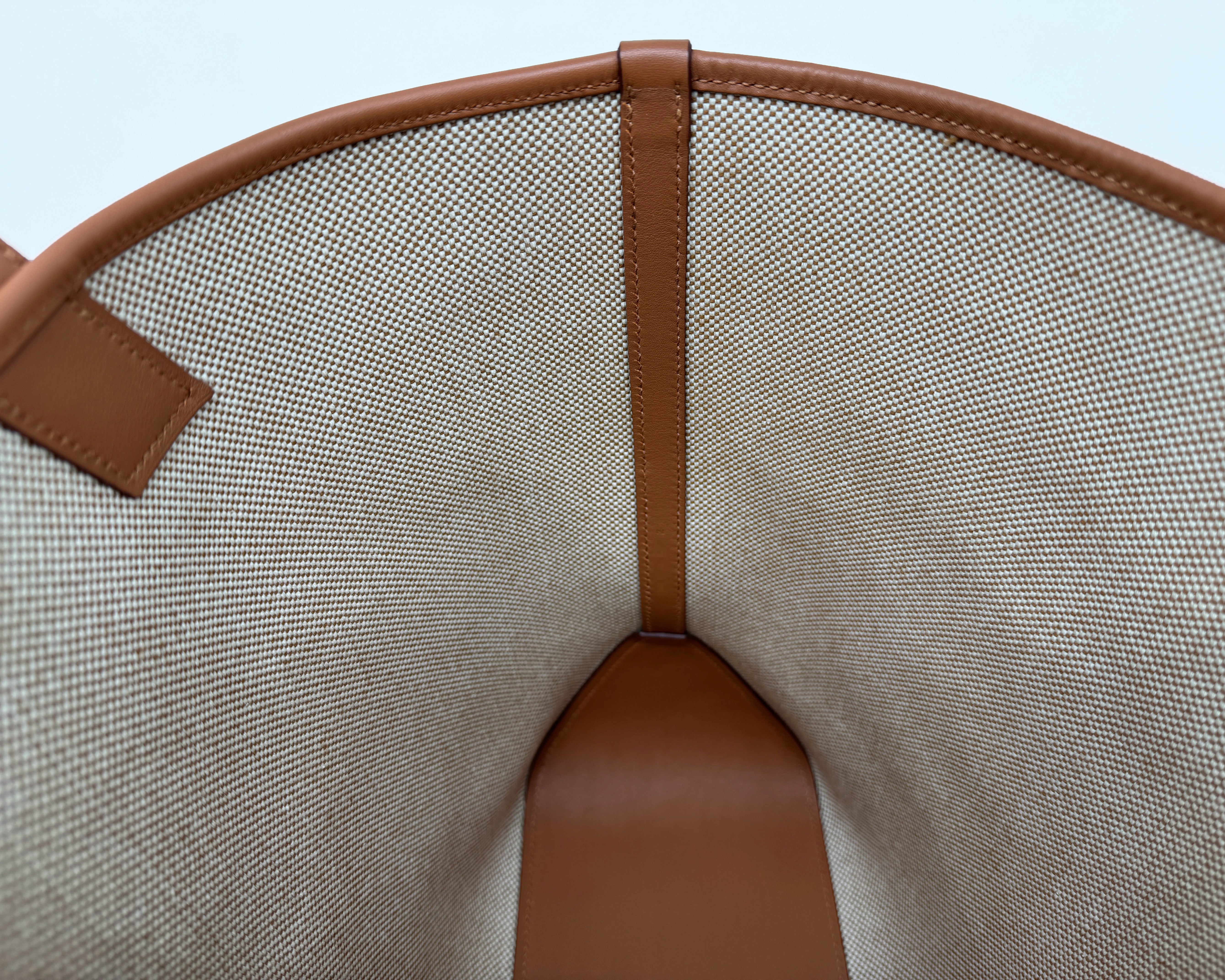 Hermès Cabas H En Biais 40 Tote Handbag