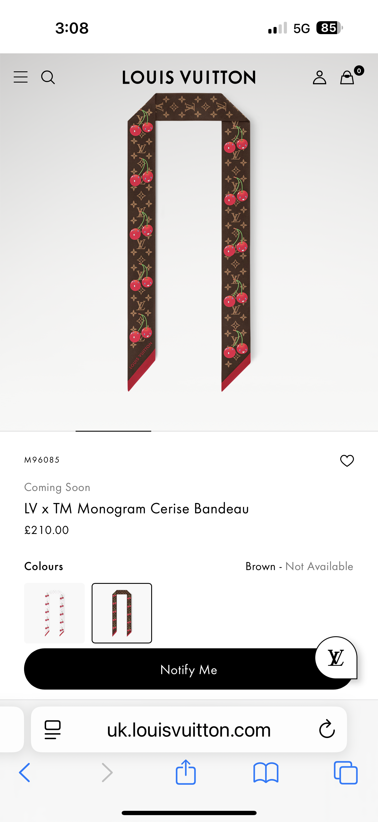 LV x TM Bandeau