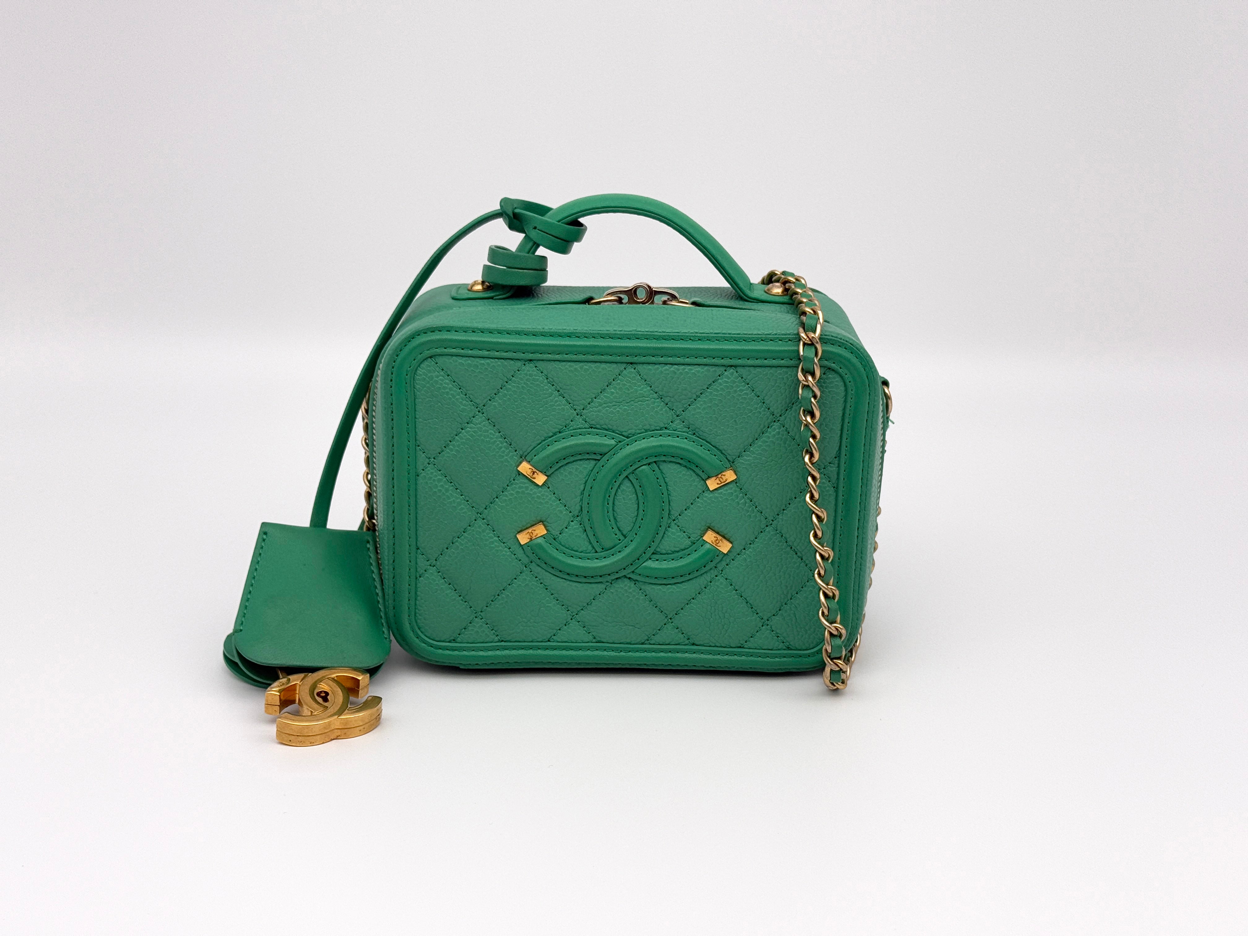 Chanel CC Filigree Mini Vanity Bag