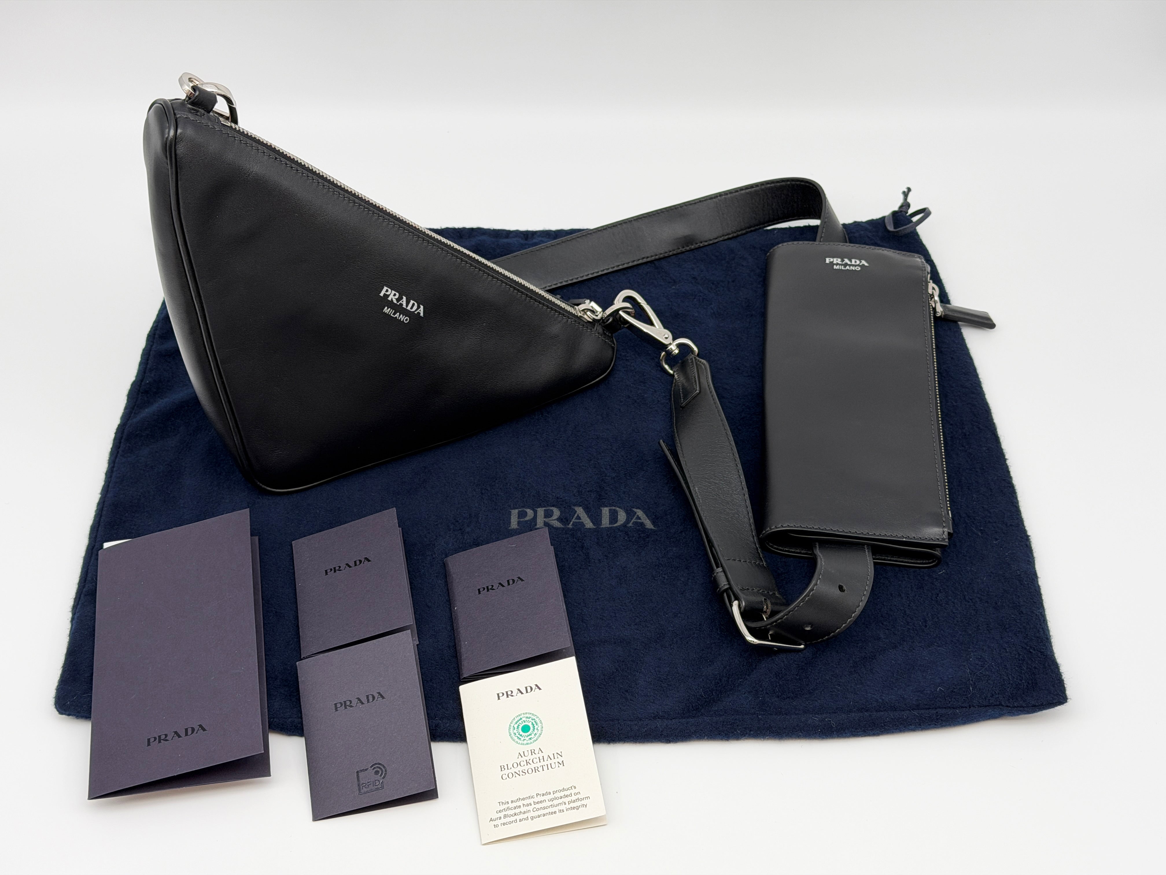 Prada Triangle Shoulder Bag