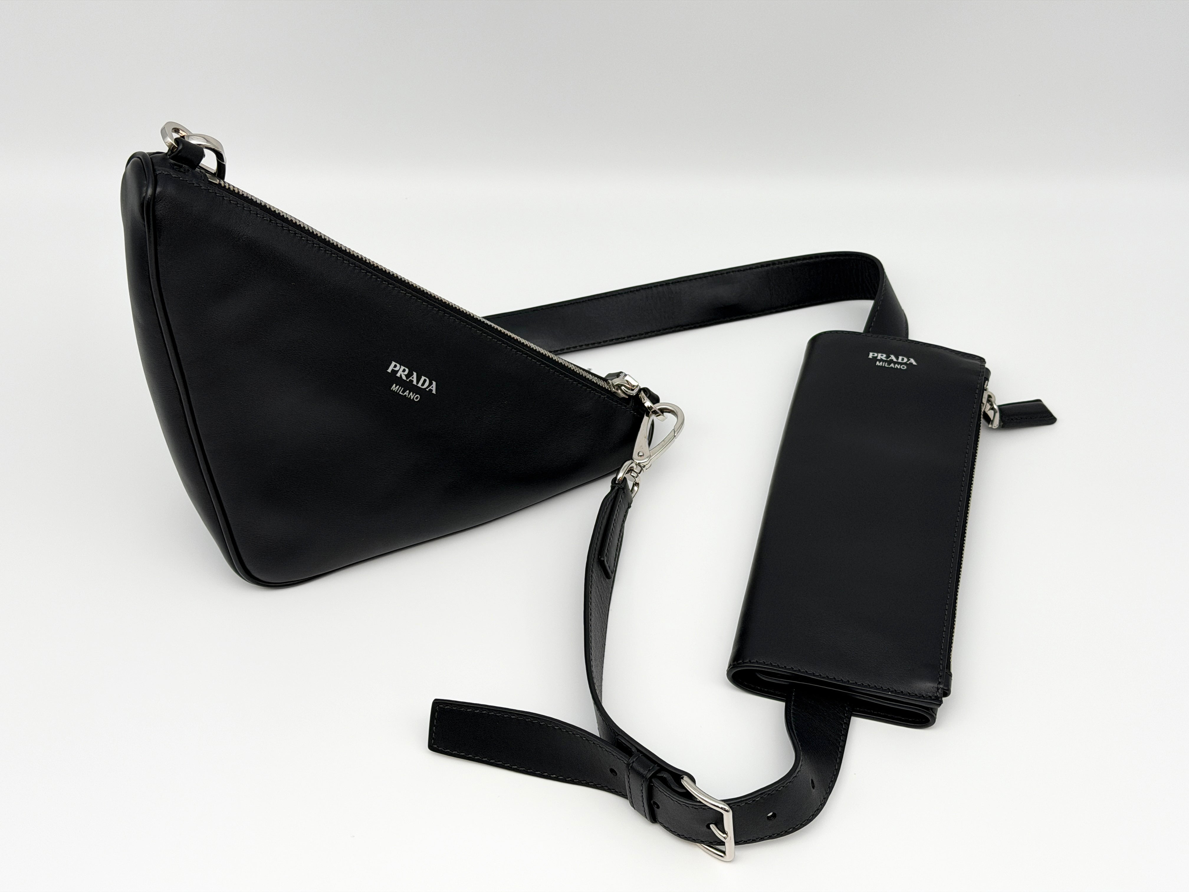 Prada Triangle Shoulder Bag