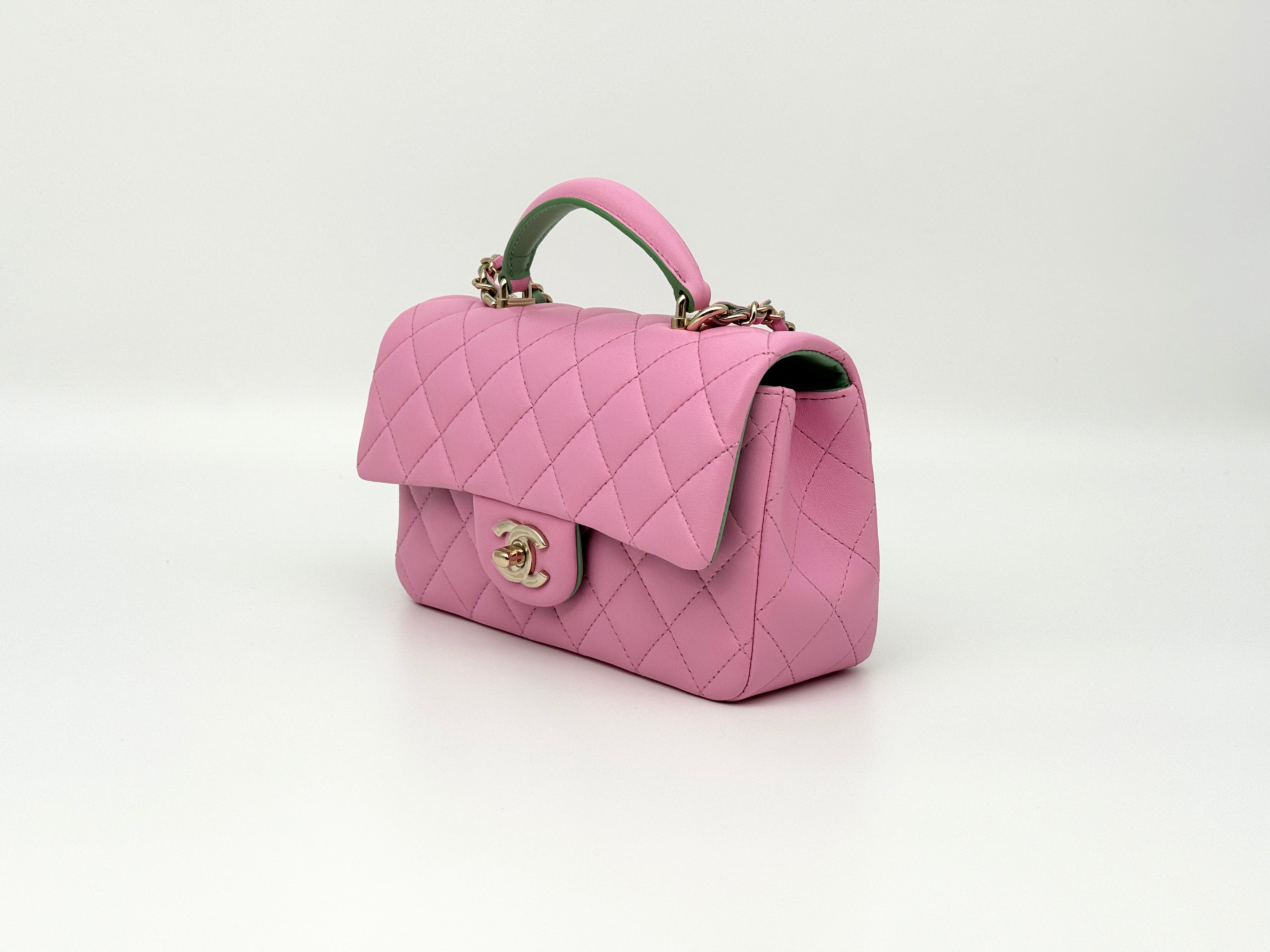 Chanel Mini Flap Top Handle Handbag